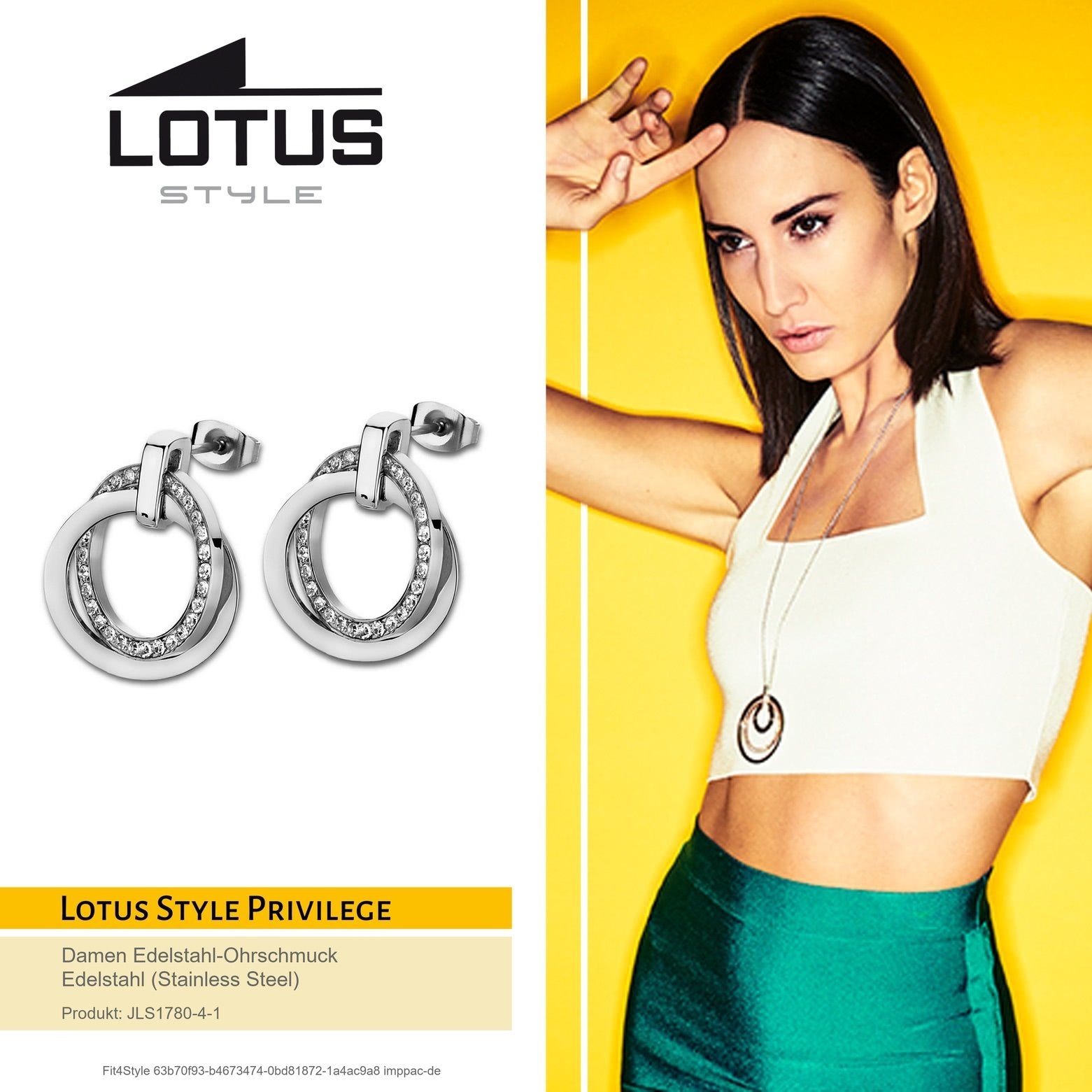 Lotus Style Paar Ohrstecker Lotus Style günstig online kaufen