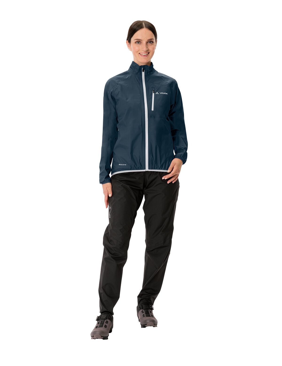 VAUDE Regenjacke Women's Drop Jacket III sportlicher Stil, wasserdicht mit 10000 mm Wassersäule, atmungsaktiv – Bild 5 von 5