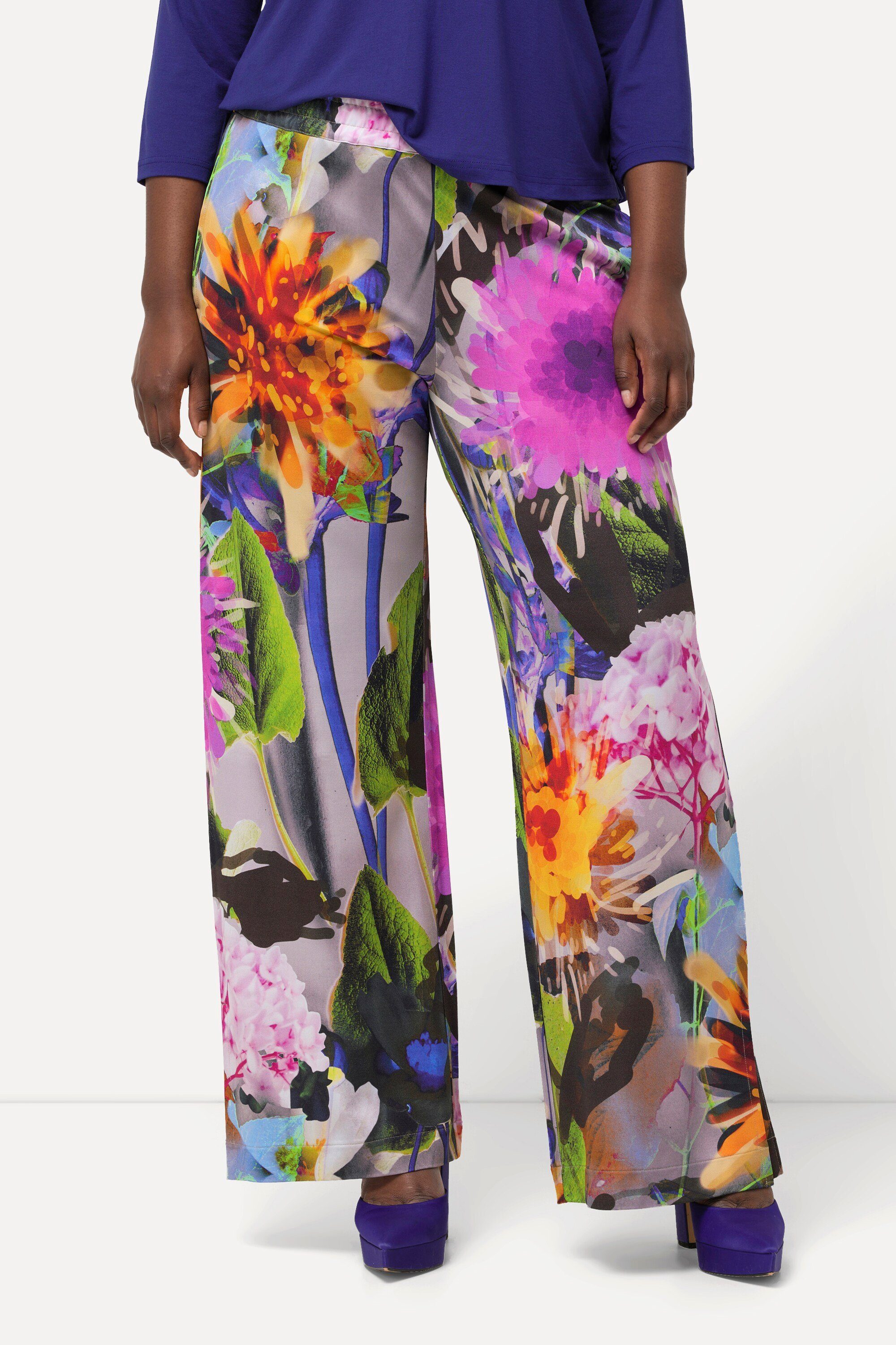 Ulla Popken Schlupfhose Slinkyhose Blüten weites günstig online kaufen