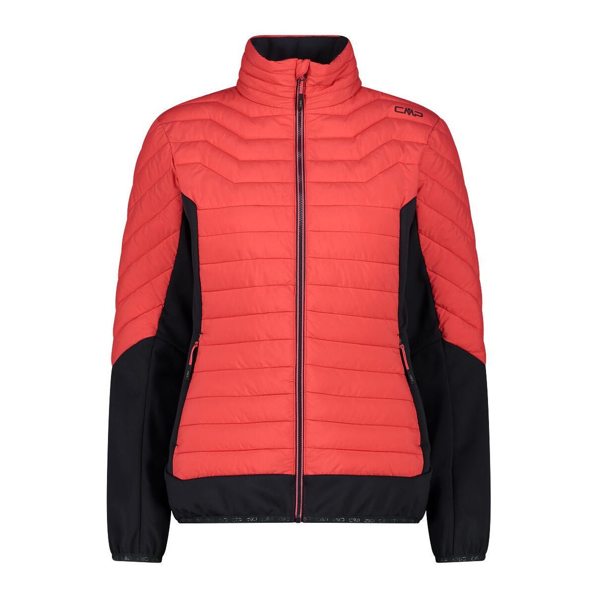 CMP Steppjacke Woman Jacket Hybrid Hochfunktionale Outdoor-Jacke mit recycelter Primaloft®-Wattierung