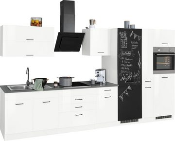HELD MÖBEL Küchenzeile Trier, ohne E-Geräte, Breite 380 cm