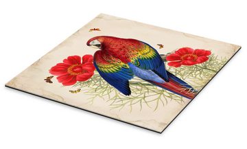 Posterlounge XXL-Wandbild Mandy Reinmuth, Exotische Papageien III, Wohnzimmer Orientalisches Flair Illustration