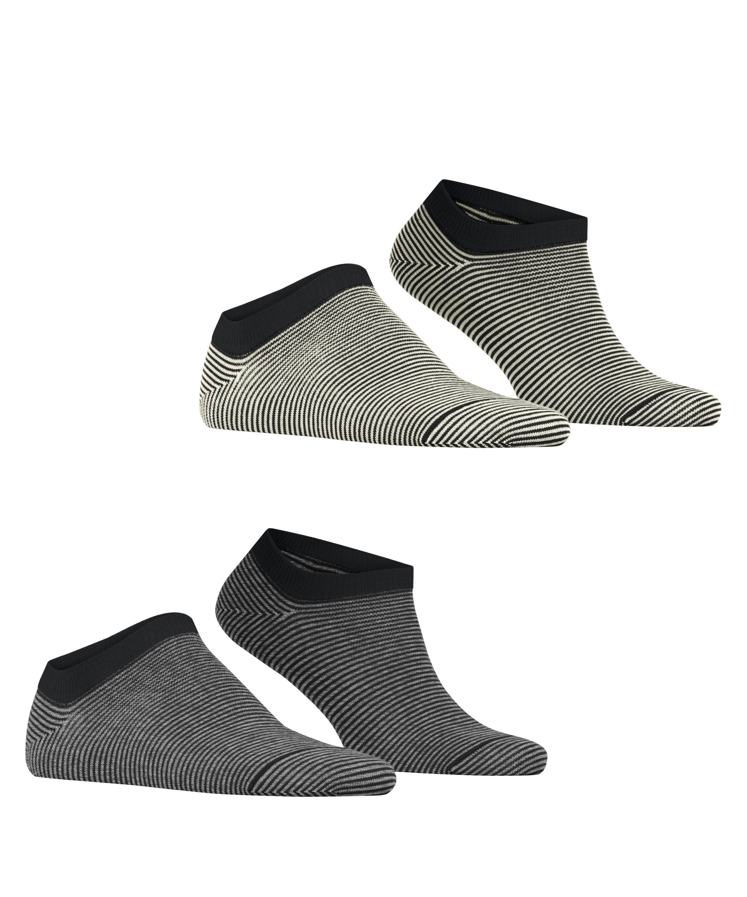 Esprit Sneakersocken Allover Stripe 2-Pack (2-Paar) günstig online kaufen