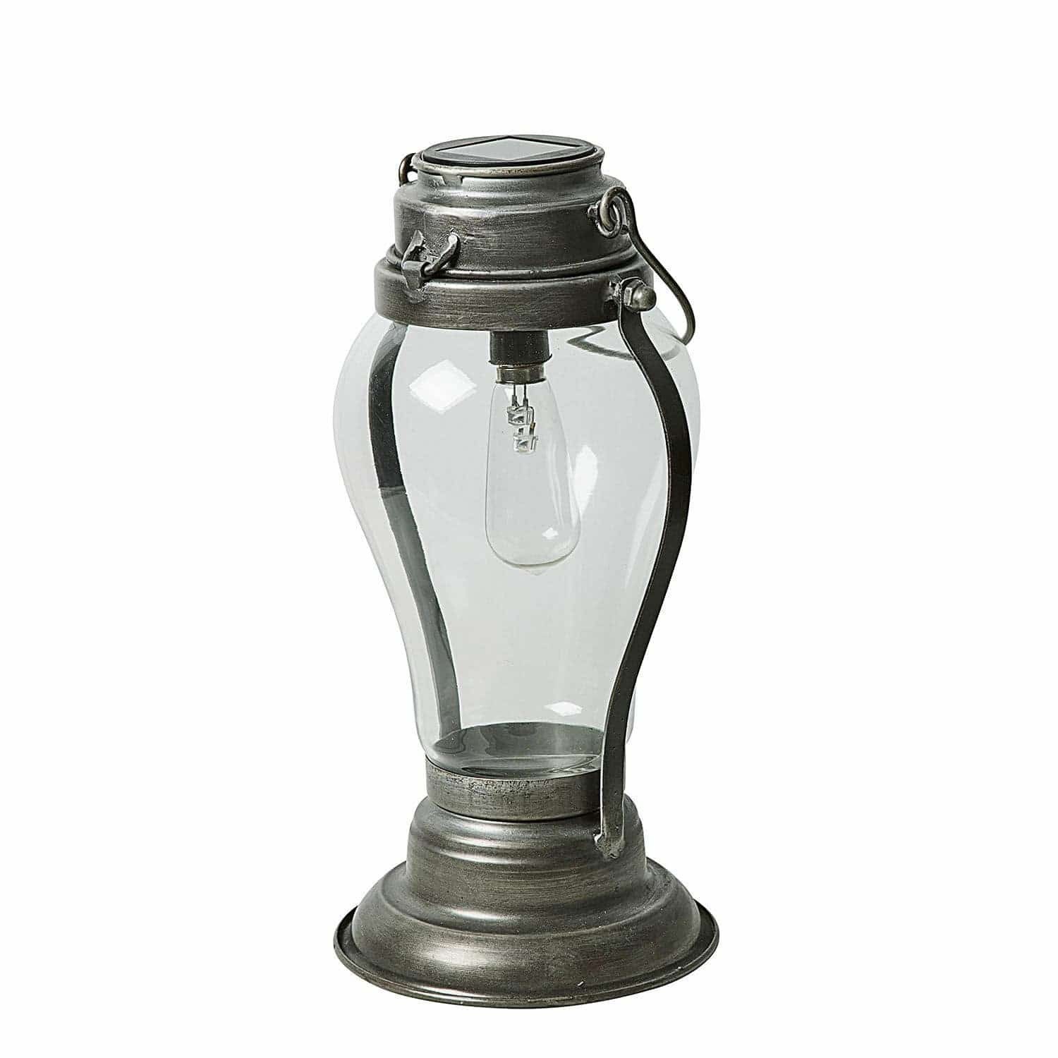 Mirabeau LED Laterne Solar-Laterne Melini antikgrau