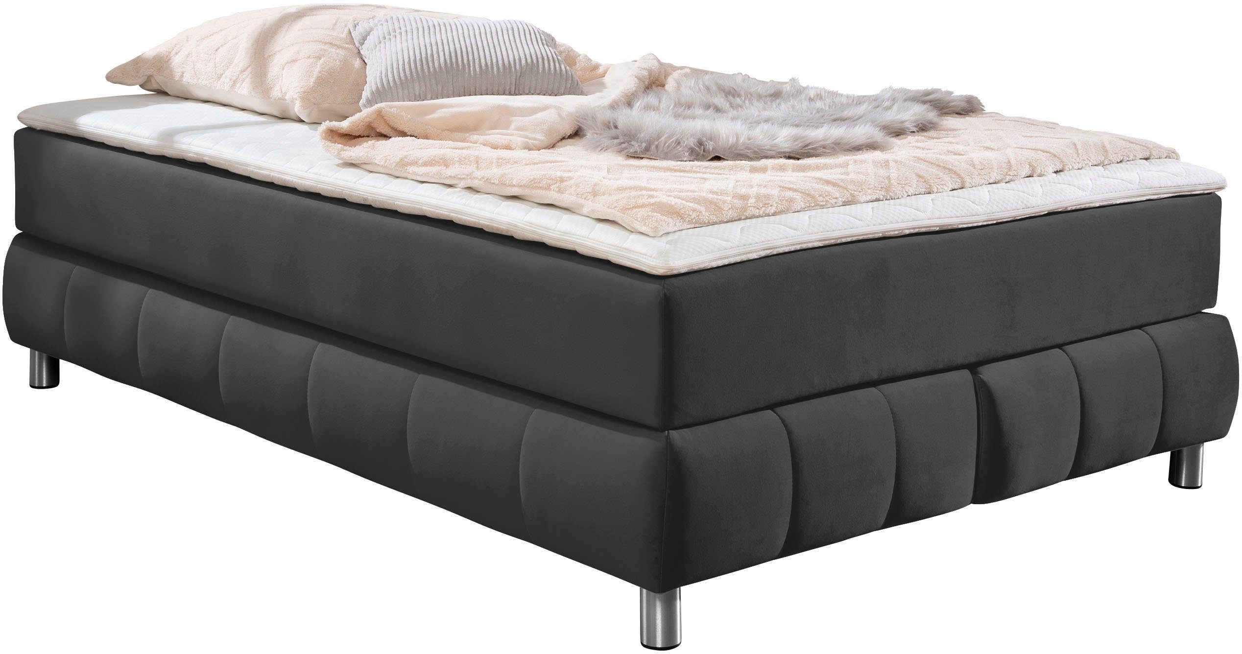 andas Boxspringbett Salo, Ohne Kopfteil, inkl. günstig online kaufen