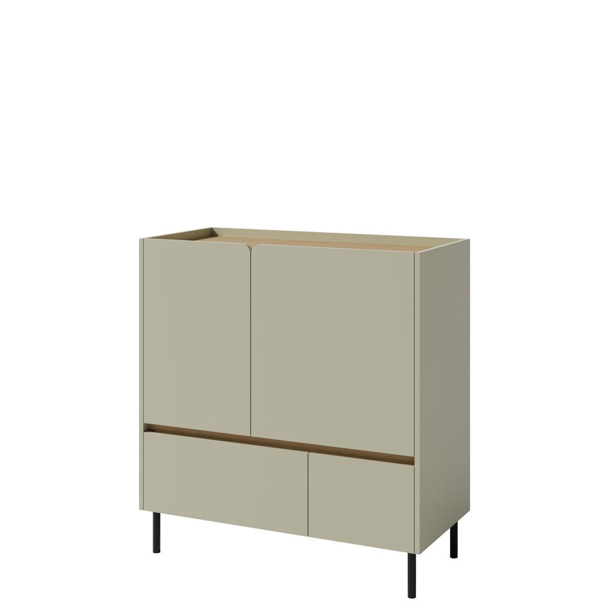 QMM TraumMöbel Jugendzimmer-Set komplett Laris Set C, (Set, 5-tlg., Schrank 3-türig; Kommode; Schreibtisch; Wandregal; Bett 90/120x200)