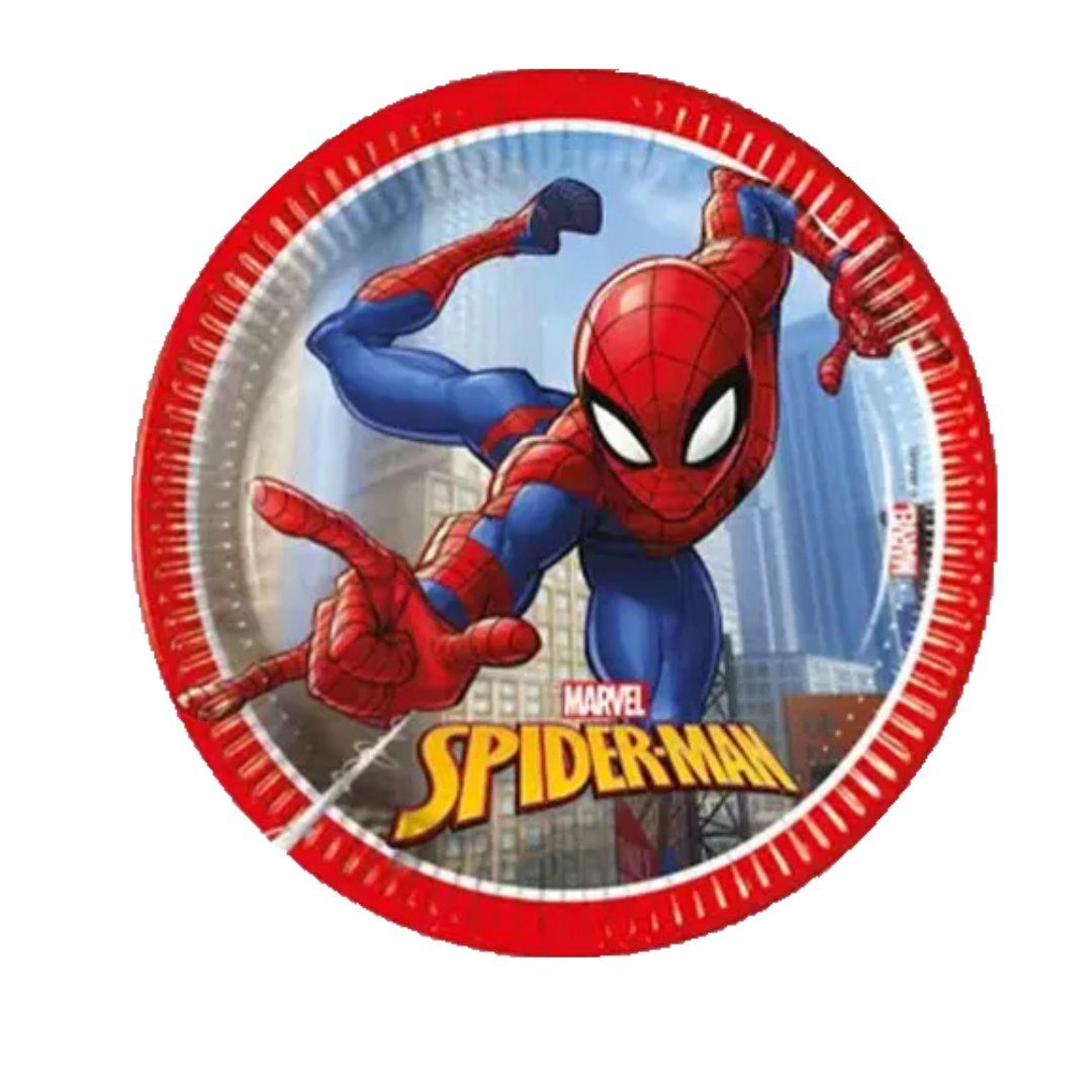 MARVEL Marvel Geburtstag (36-tlg) Set 36tlg. Spiderman Partyset Einweggeschirr-Set kinder Deko