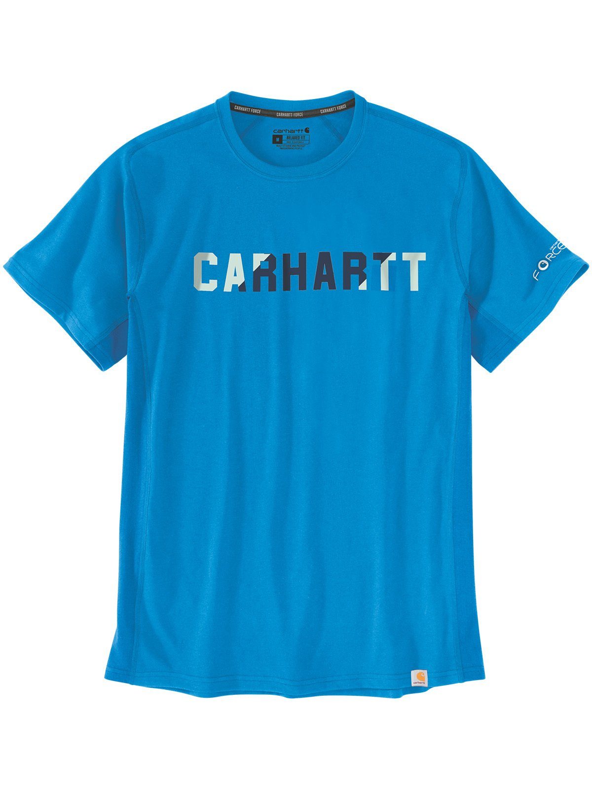 Carhartt T-Shirt Carhartt Logo T-Shirt hellblau azure blue