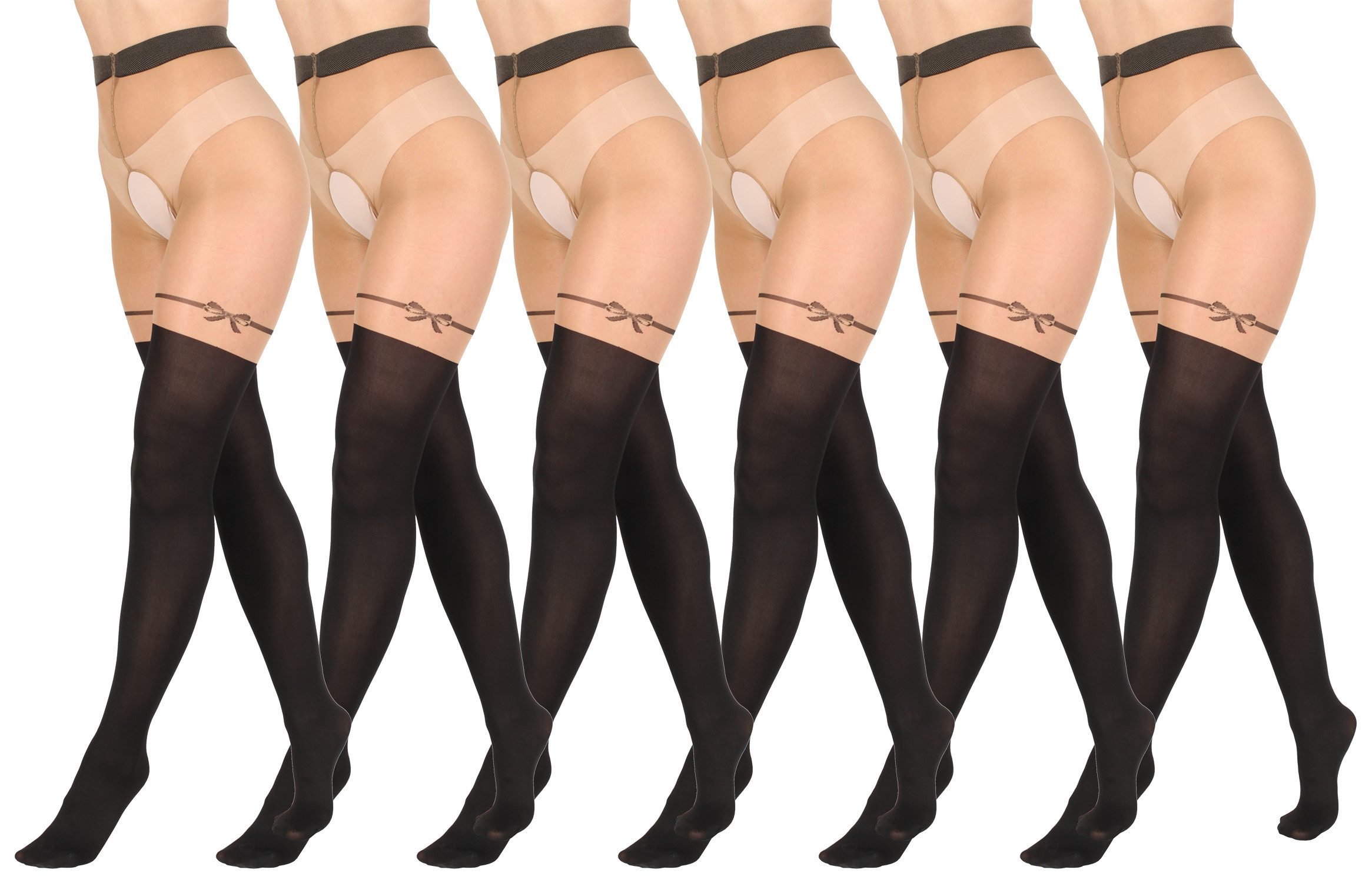 Ouvert Strumpfhose Intimo Secret Overknee Optik