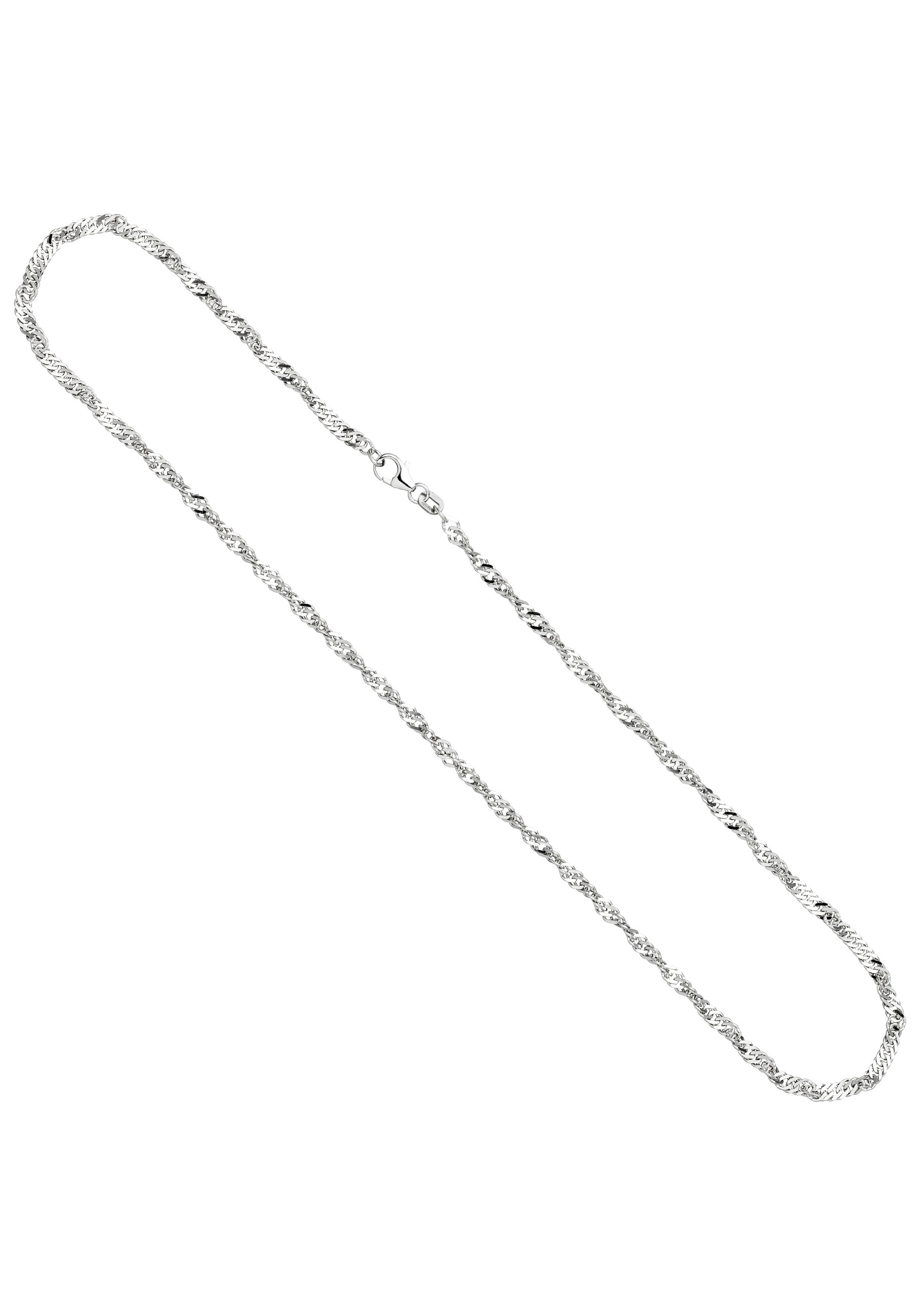 JOBO Silberkette, Singapurkette 925 Silb...