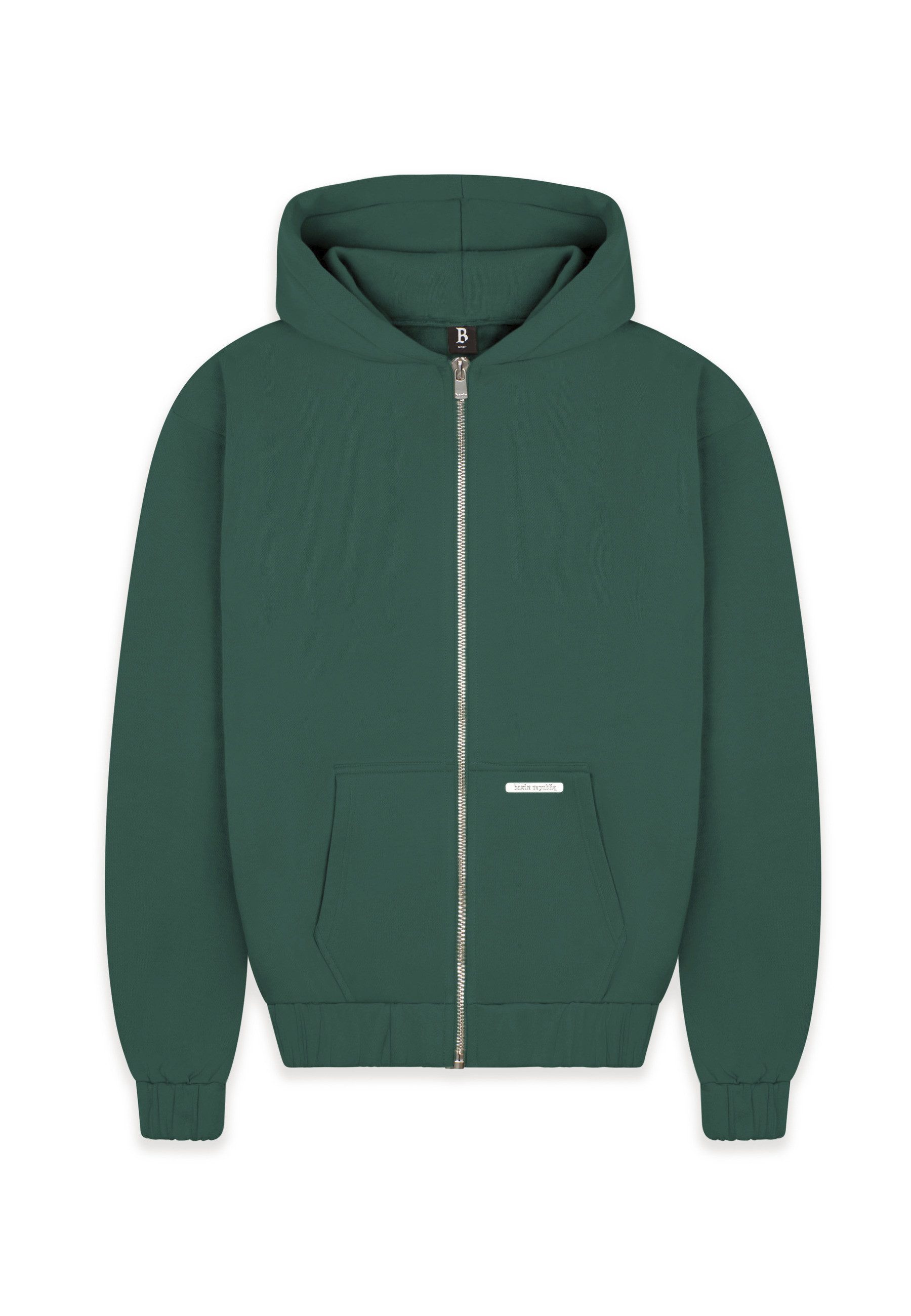 Dropsize Sweatjacke Dropsize Herren Super Heavy Blank Zip-Hoodie
