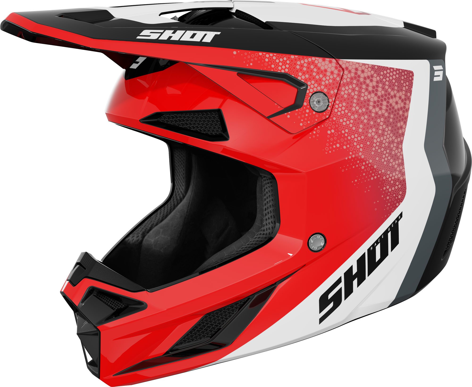 Shot Motocrosshelm Speed Hybrid Motocross Helm, Atmungsaktiv