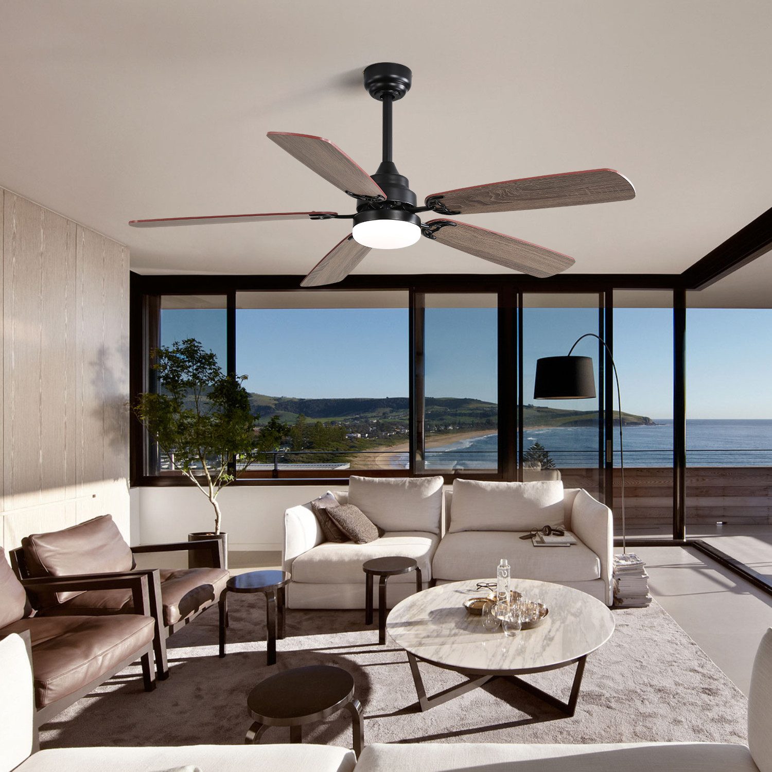 BlingBin Deckenventilator 132CM industrieller Deckenventilator mit günstig online kaufen