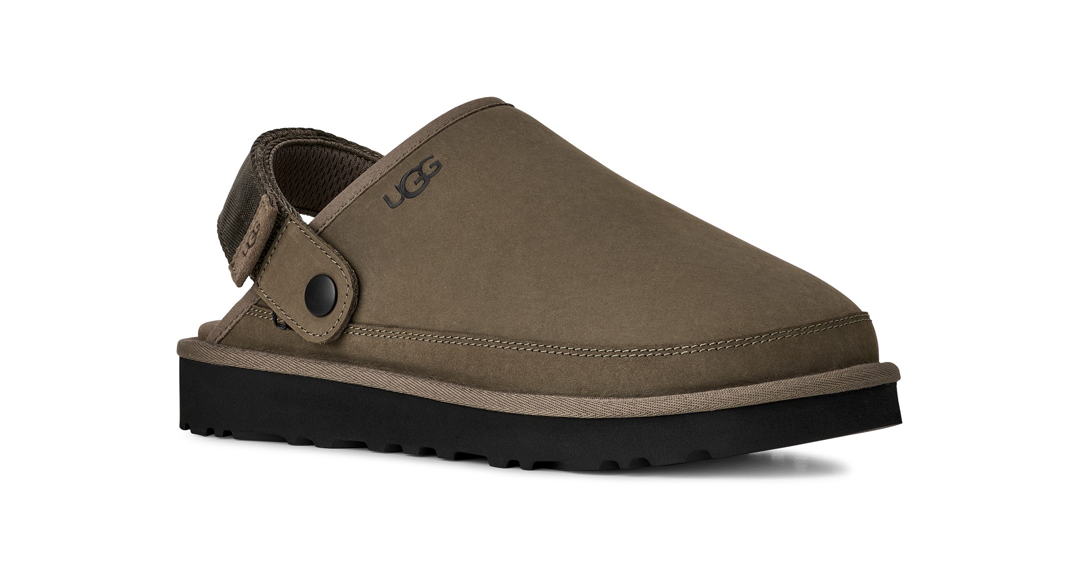 UGG GOLDENCOAST CLOG II NUBUCK Clog Mule, Sabot, Hausschuh, Fußbett mit Memory-Schaum