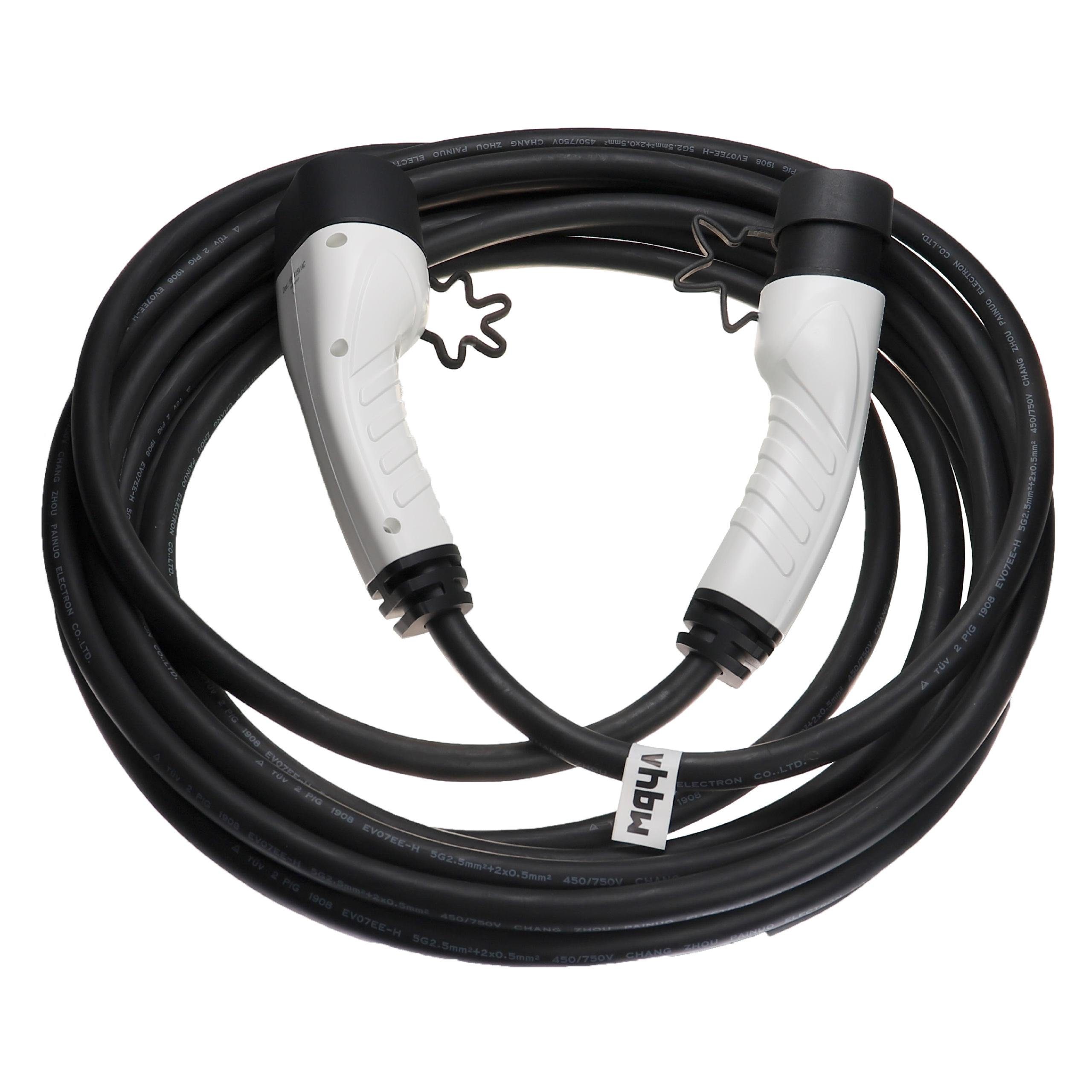 vhbw passend für Volkswagen Nissan Elektroauto / Plug-in-Hybrid Elektro-Kabel