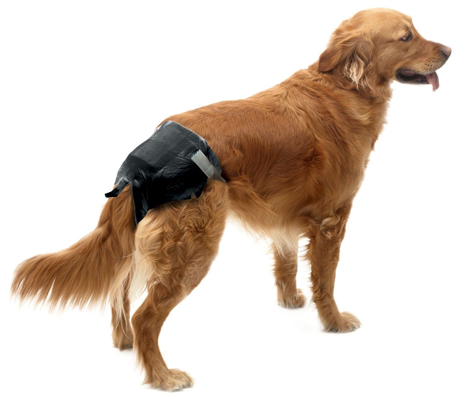 schwarz4 cm) Schutzhose, Hundewindel Nappy (Taillenumfang: Savic Comfort 40-48 4 Einwegwindel Größe Hundewindel Hunde für