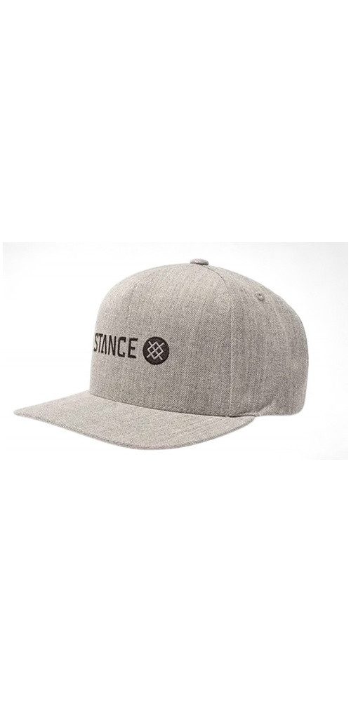 Stance Baseball Cap Icon Wool Snapback Hat grau - 1 Stück