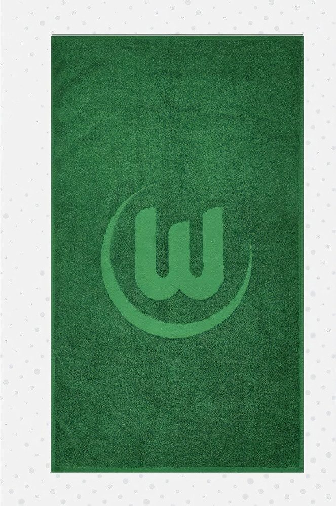 VfL Wolfsburg Рушники Handtuch Logo Dunkelgrün