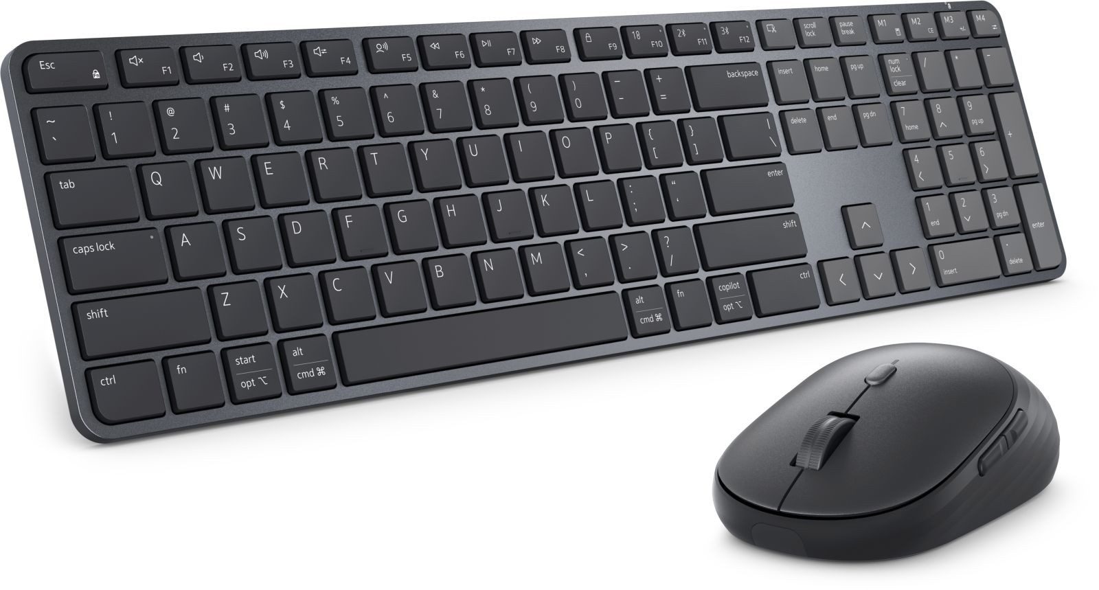 Dell Pro 7 KM726 - Tastatur-und-Maus-Set - Slim Tastatur- und Maus-Set