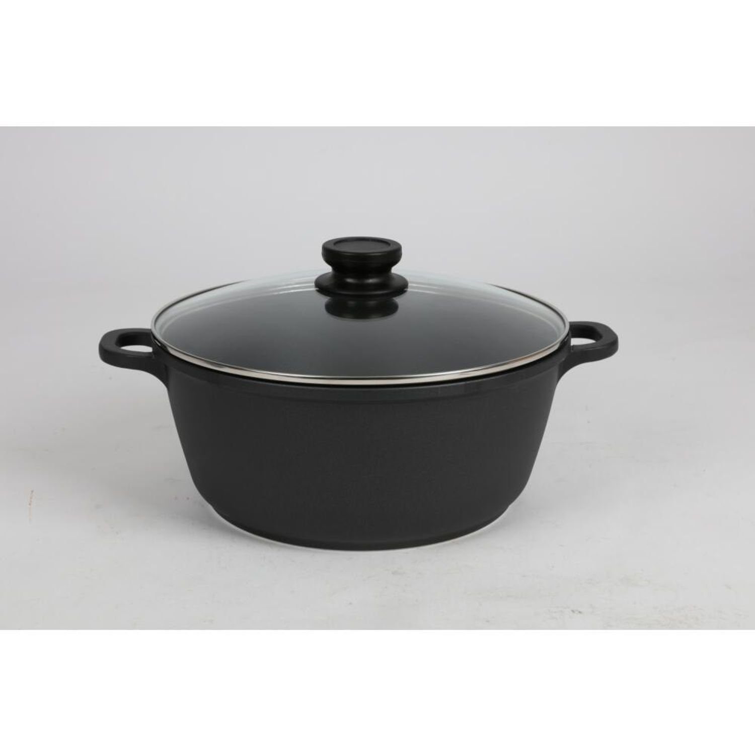 Kochtopf Aluguss Kochtopf 28cm Antihaft Induktion Herd Ofen Küche Braten