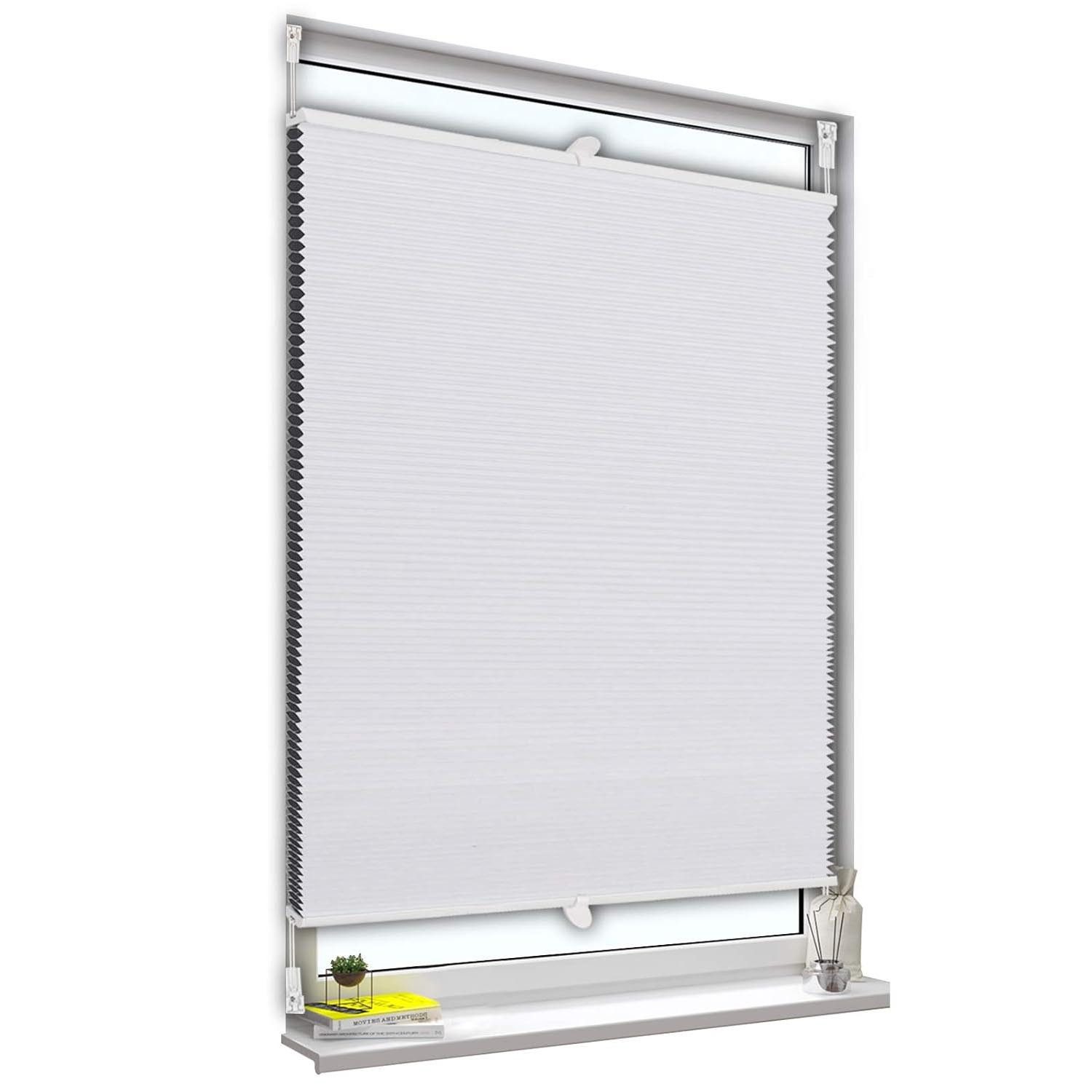 Woltu Plissee, verdunkelnd, Klemmfix, verspannt, Klemmfix, Wabenplissees oh günstig online kaufen