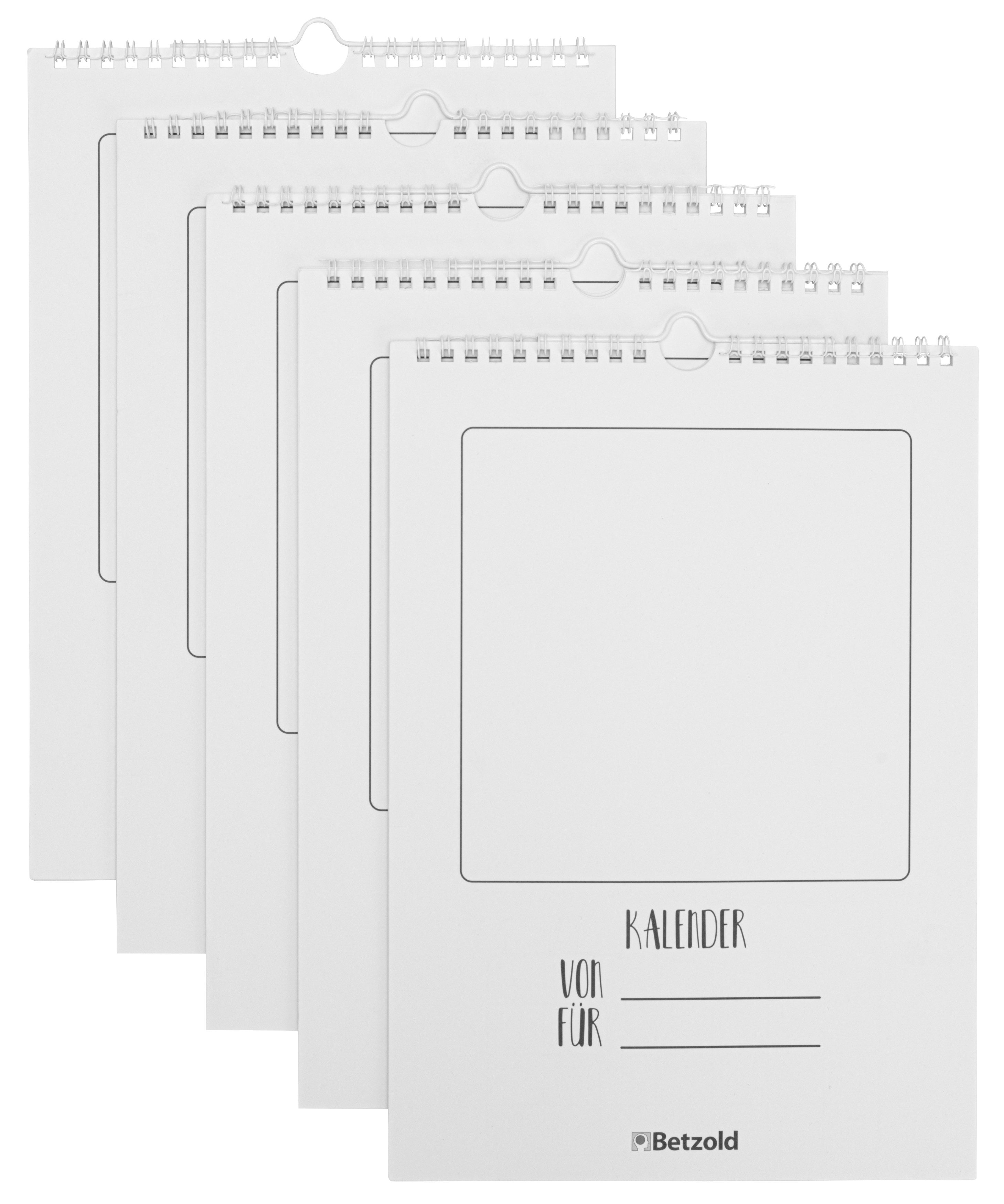 Betzold Kalender zum Selbstbasteln Bastelkalender – Kreatives Bastelset für Kinder DIY