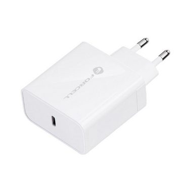 Forcell NETZ-Ladegerät mit USB Typ C - 3A 45W Quick Charge 4.0 Ladefunktion Smartphone-Ladegerät