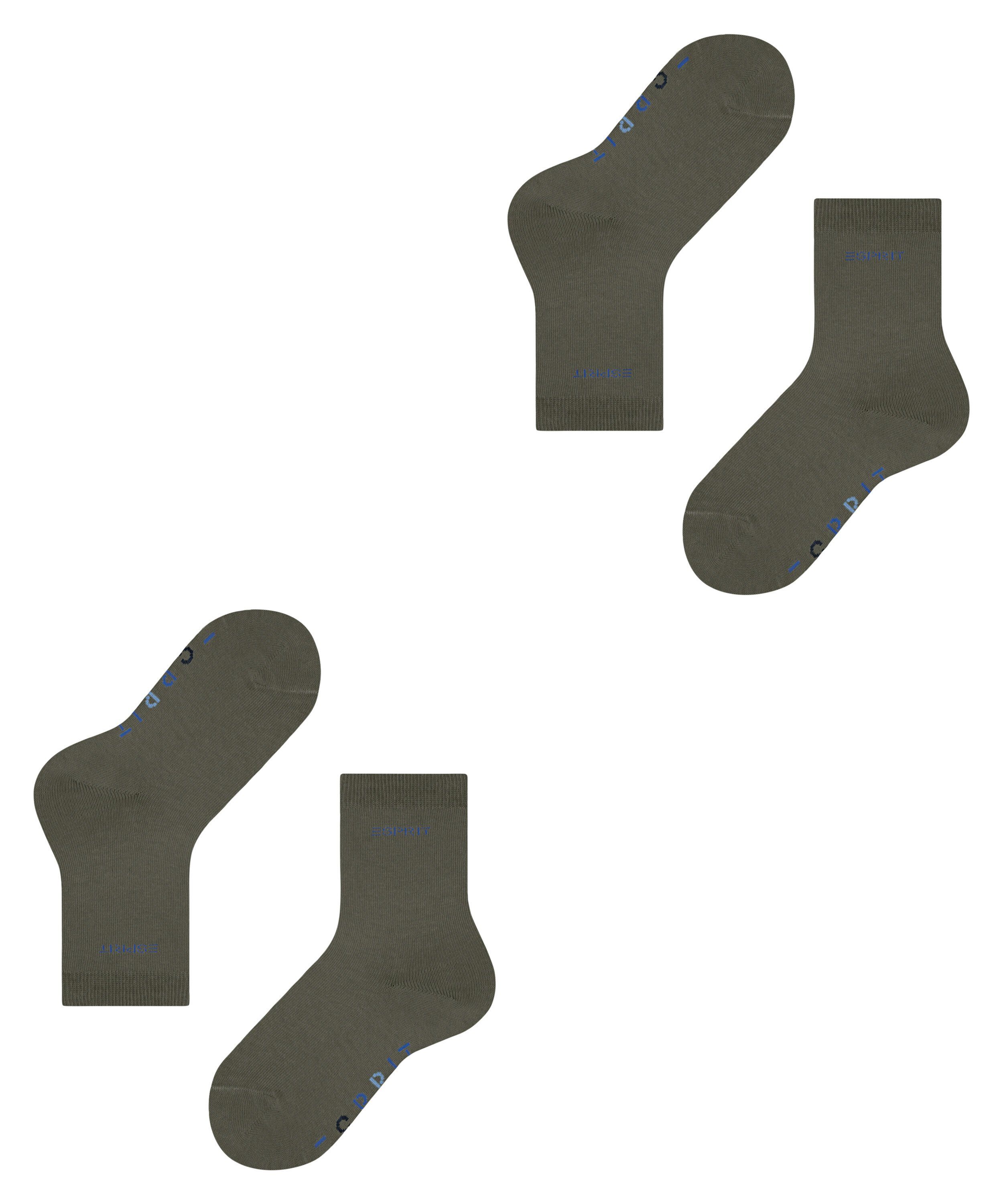 Esprit Socken Foot Logo (2-Paar) thyme 2-Pack (7821)