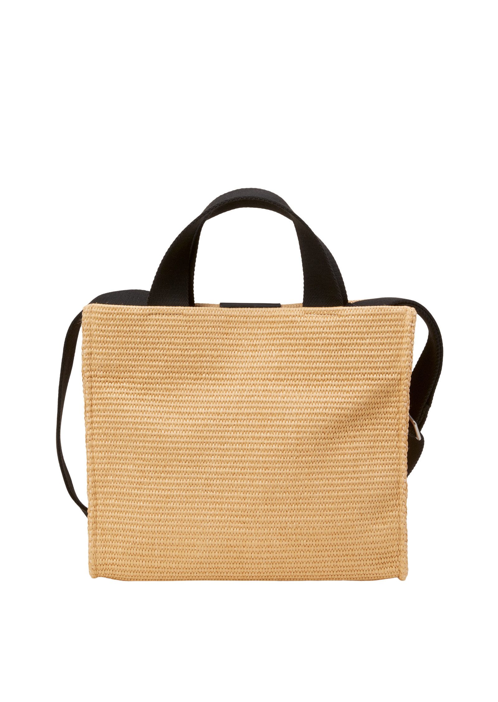Marc O'Polo Shopper in Raffia-Bast-Optik