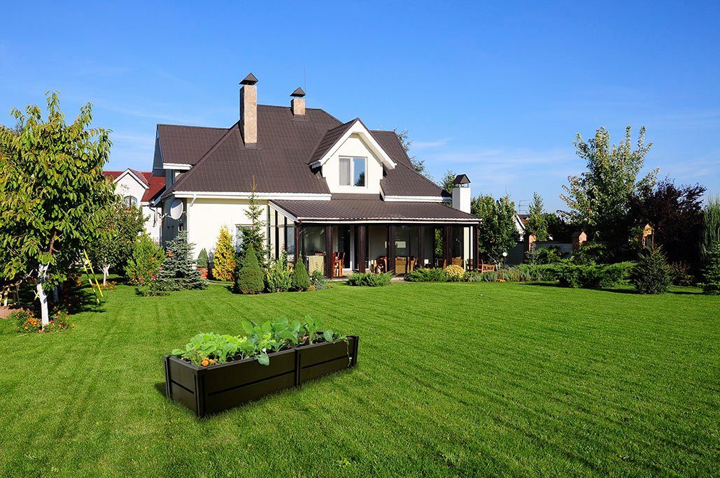 KHW Hochbeet Demeter L - schmal, BxTxH: 158x44x31 cm