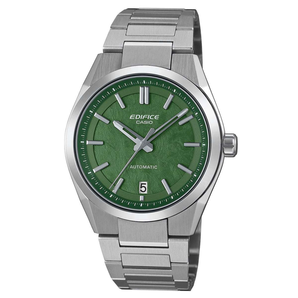 CASIO EDIFICE Automatikuhr EFK-100D-3AER, Edifice Herren Automatik Stahl/Grün