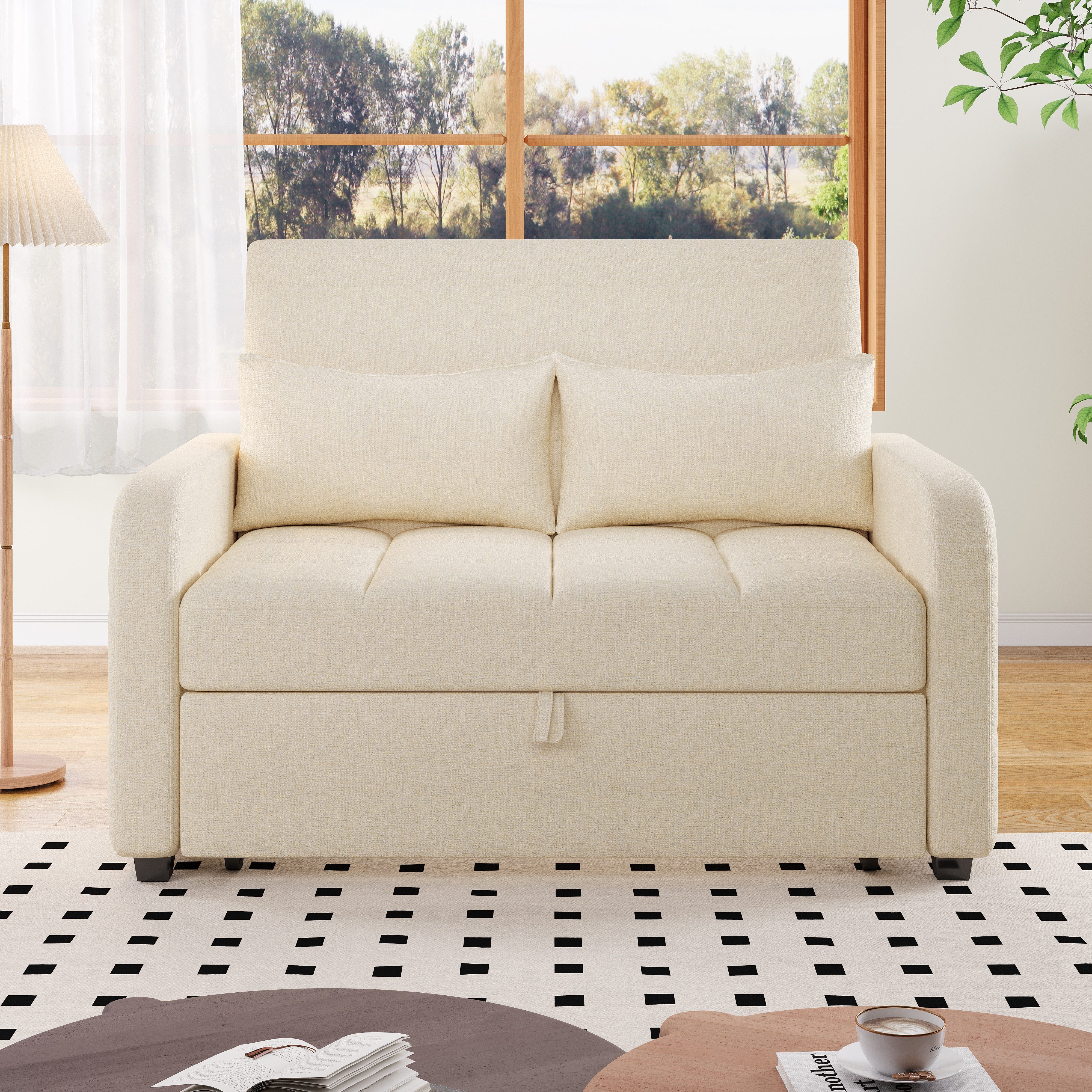 Celya Schlafsofa Multifunktionale Klapp-Sofa-Bett, Verstellbares Rückenteil Sofa, Ideal für kleine Wohnungen und Studentenwohnheime, Schlaf Couch