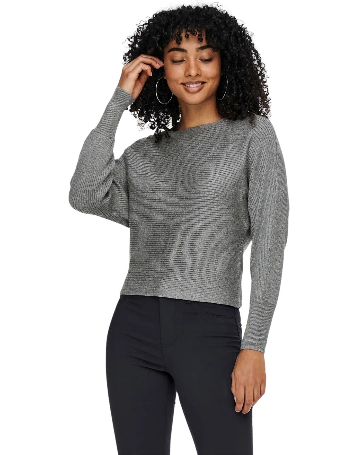 ONLY Langarmshirt Pullover mit Fledermausärmel im günstig online kaufen
