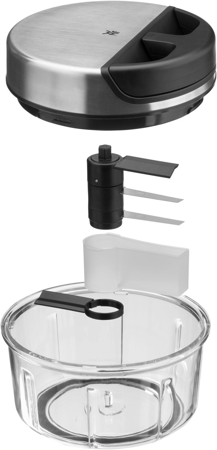 WMF Zerkleinerer Multi-Zerkleinerer, 650 ml, 0 W, Multi-Zerkleinerer ideal für Kräuter, Zwiebeln, Knoblauch oder Nüsse
