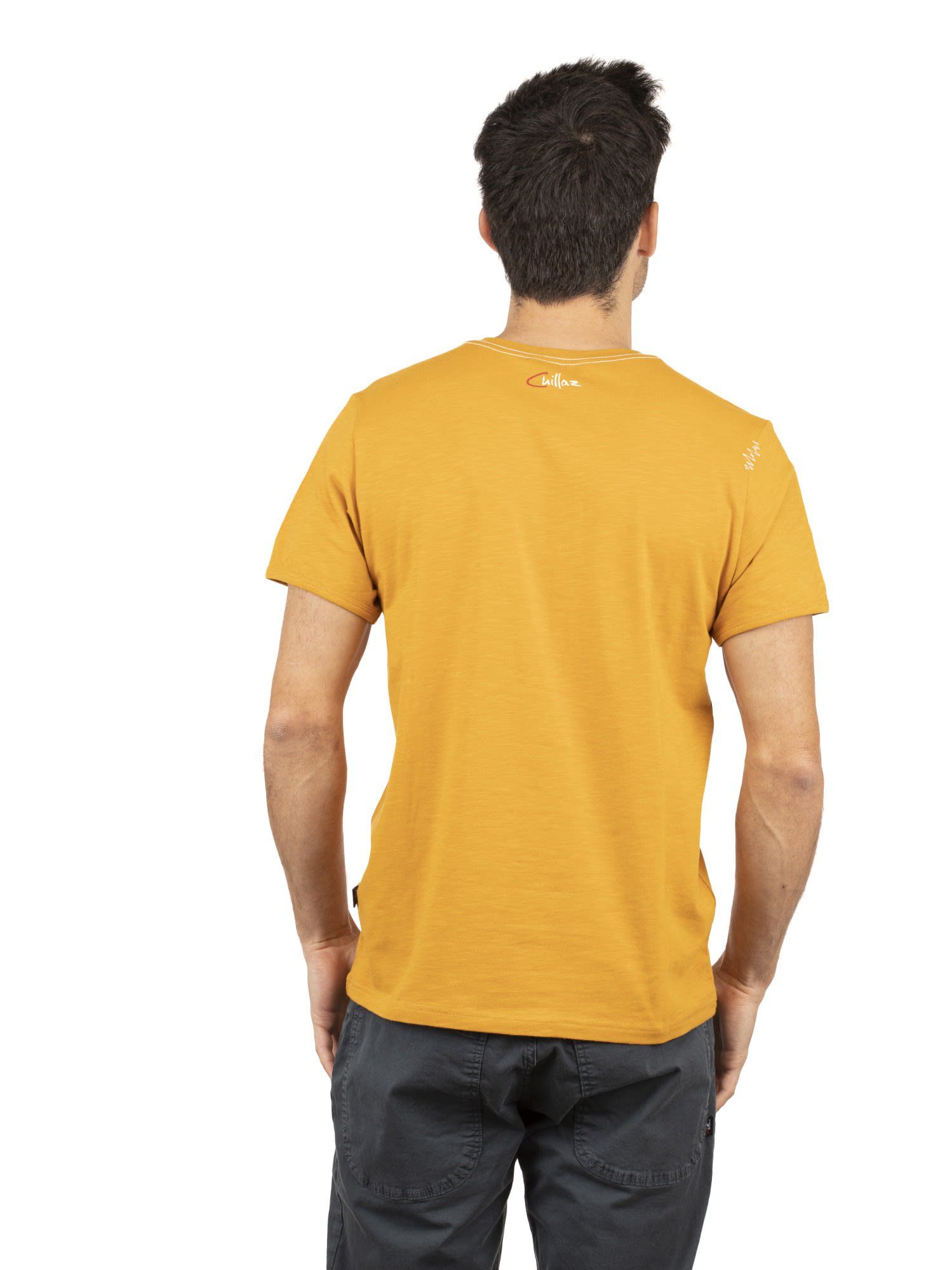 Chillaz T-Shirt T-shirt Mustard Hero Chillaz M Kurzarm-Shirt Herren Rock