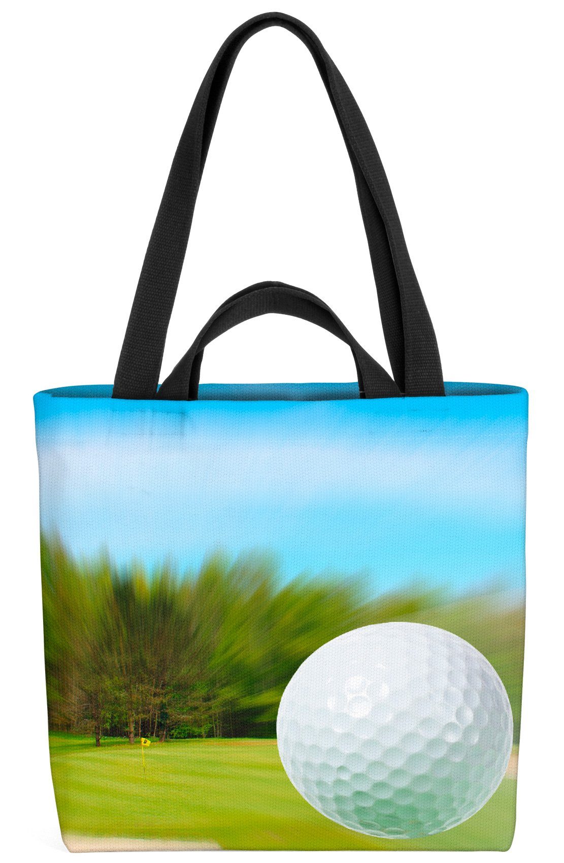 VOID Henkeltasche (1-tlg), Golfball Golfplatz Caddy Sport Golfbälle Sport Golfspieler Rasen Golf