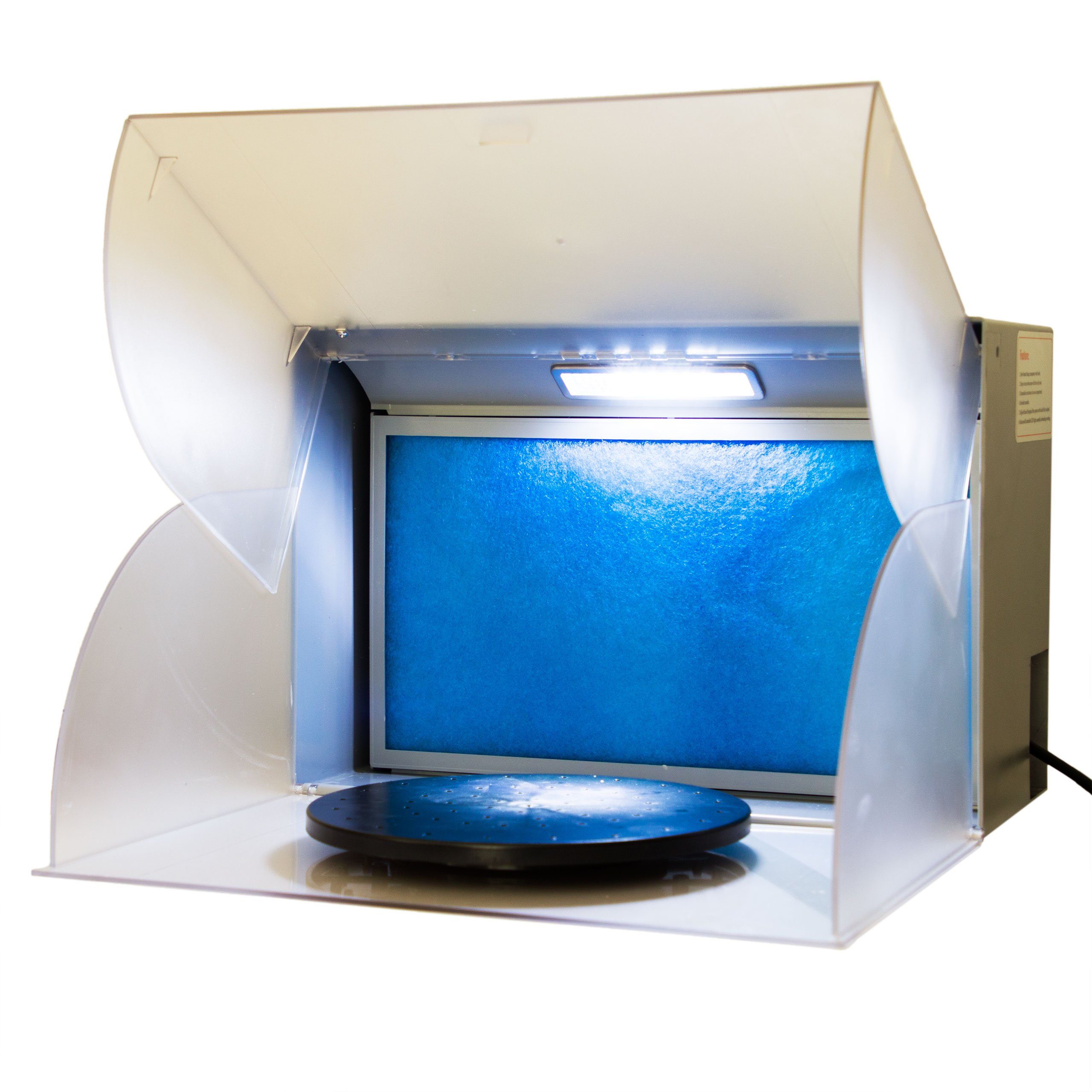 Airbrush-City Farbsprühgerät Absauganlage Spray Booth BD-512 mit LED
