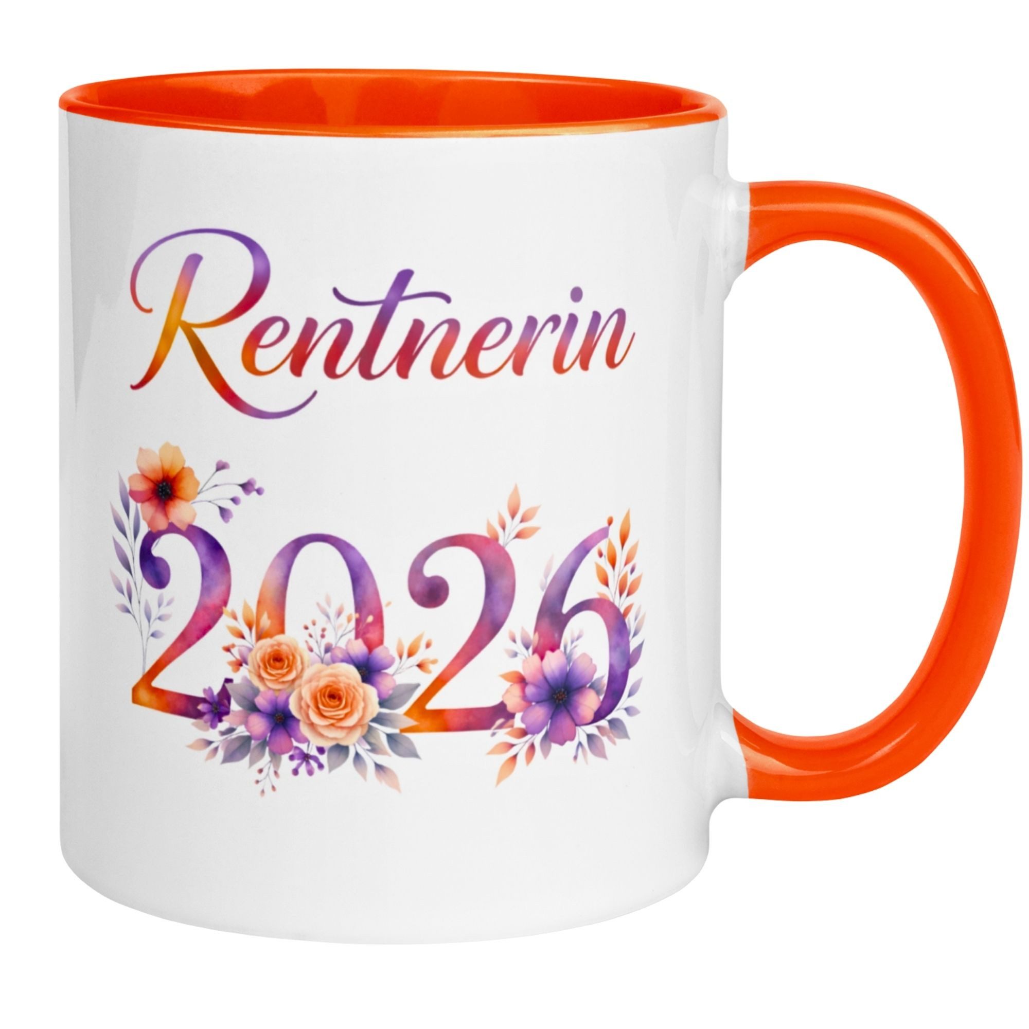Momentals Tasse Rentnerin – „Rentnerin 2026“ – Geschenk Ruhestand Frau, Gratis Versand · Links-&Rechtshänder · Spülmaschinenfest