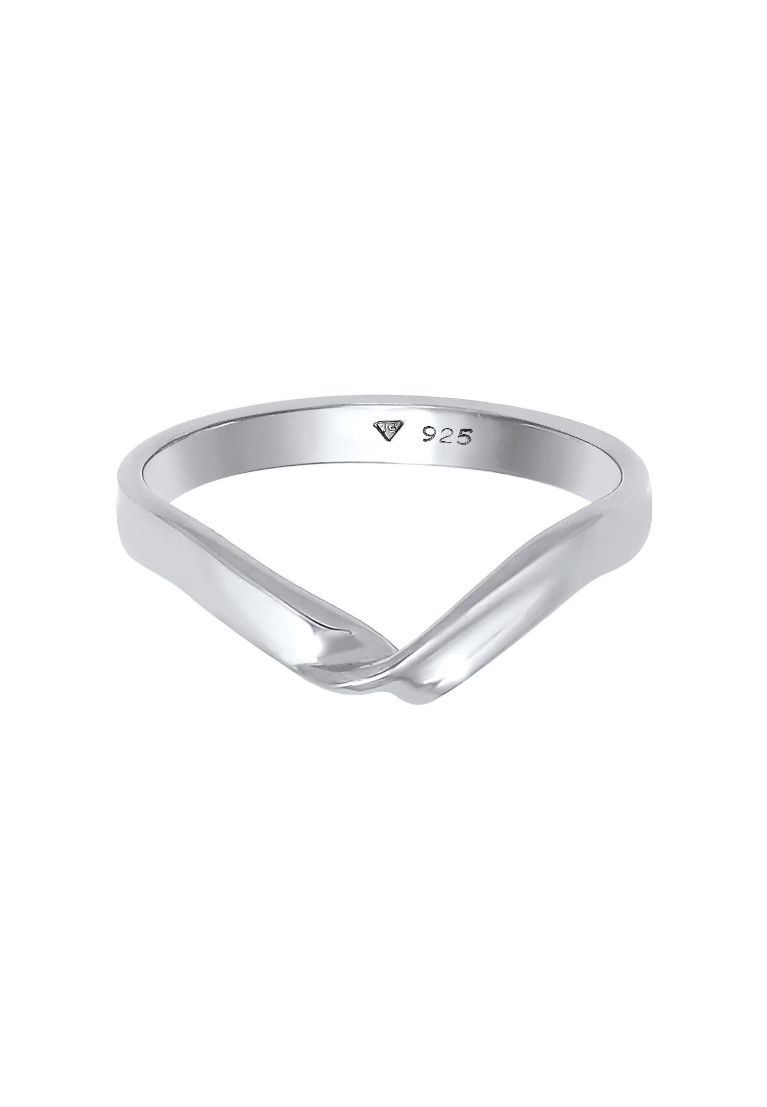Elli Fingerring Gedreht Bandring Trend Basic günstig online kaufen