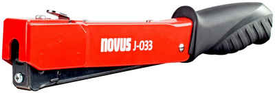 NOVUS Hammertacker »J-033«, für Flachdrahtklammern Novus G (Typ 11) von 6 bis 10 mm