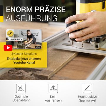 Kasper Solutions® Wendeplattenfräser Kasper Solutions® Profi Planfräser 8mm Schaft / 12mm Schaft, Profi Planfräser, Wendeschneidplatten ebenfalls erhältlich, Extrem langlebig