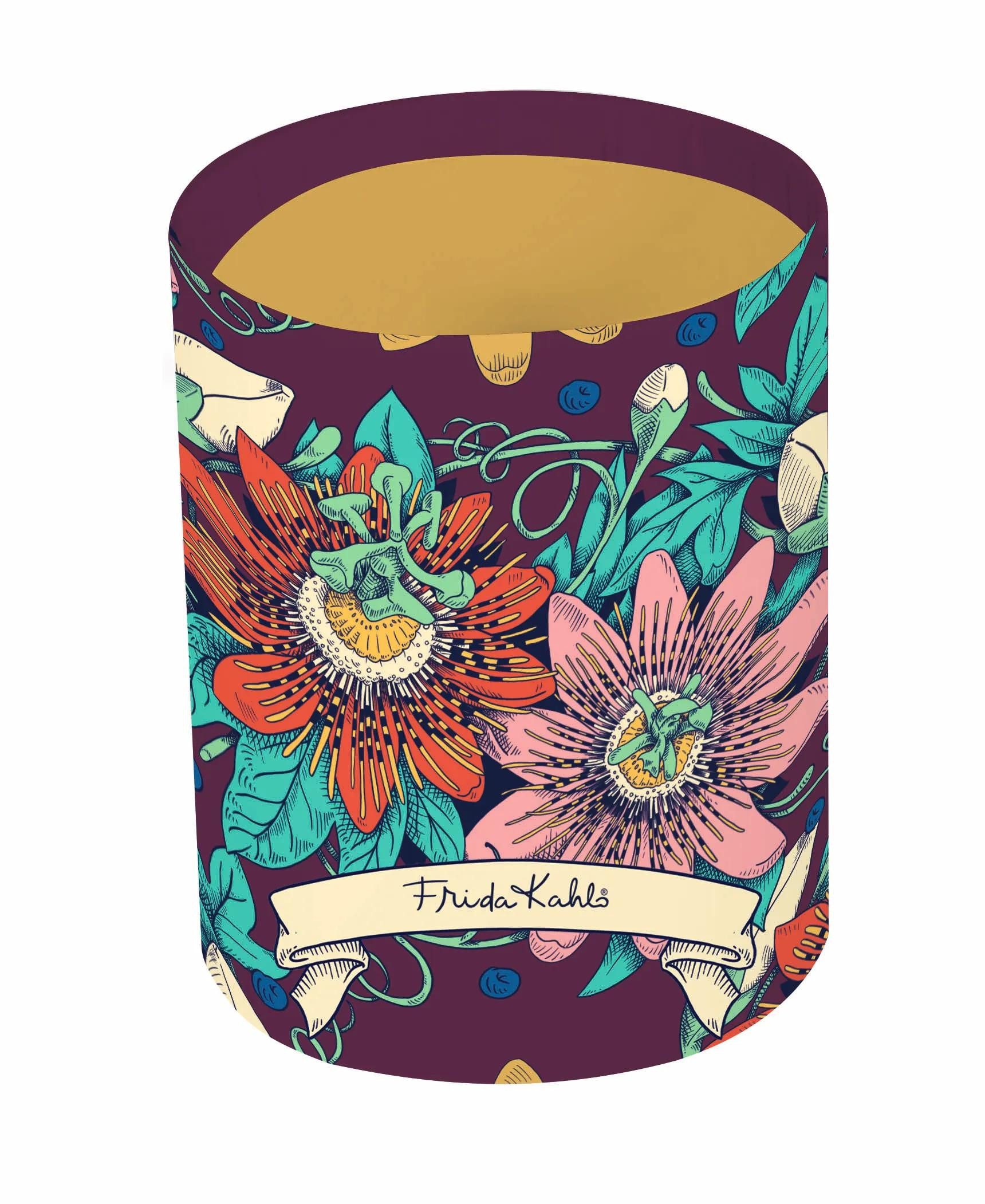 CLAIREFONTAINE Organizer 4x Frida Kahlo, Quadratischer Stifteköcher 8,5x8,5x11 cm 116225C, Stifteköcher