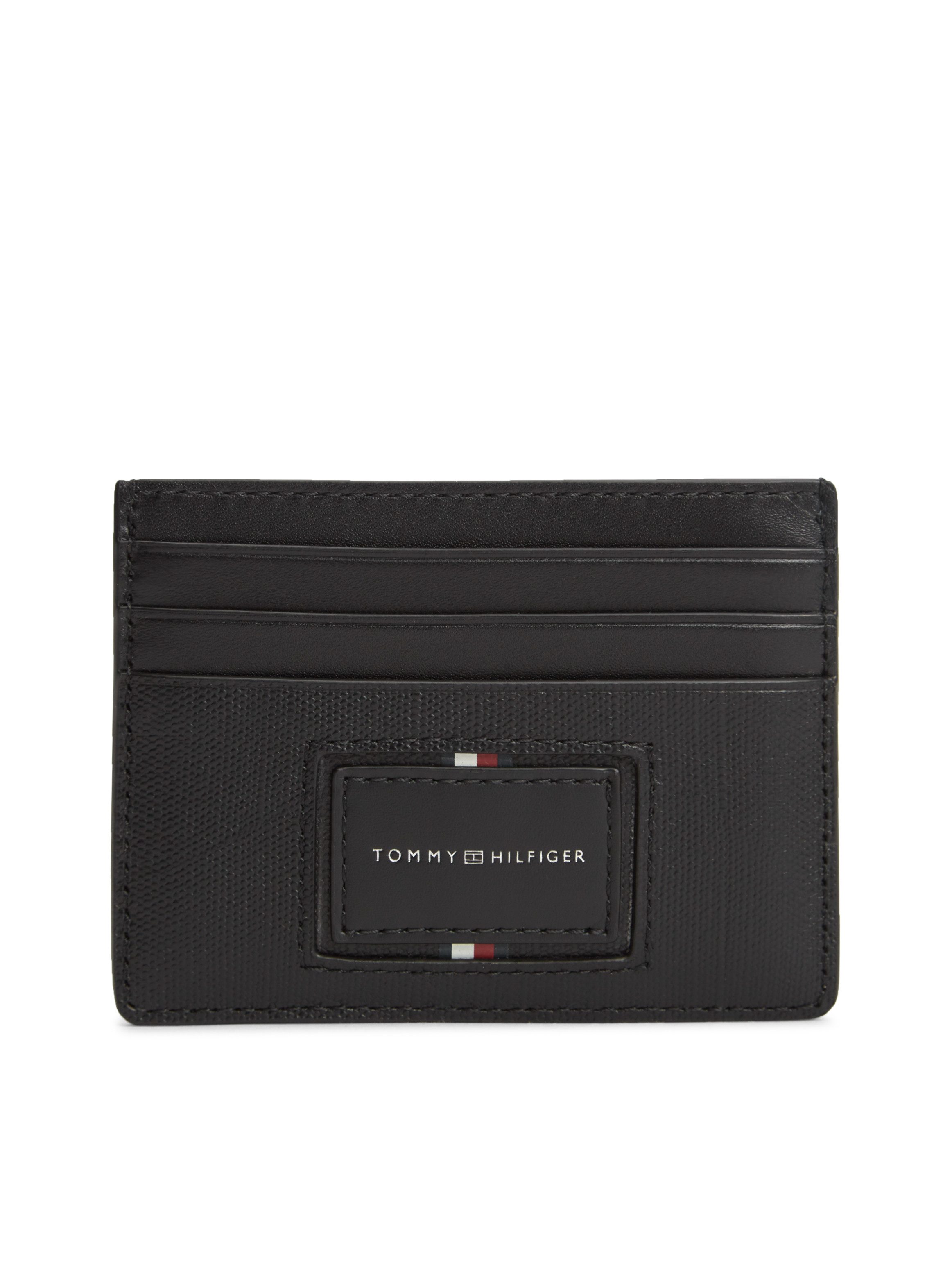 Tommy Hilfiger Kartenetui TH FOUNDATION CC HOLDER, Unisex Minigeldbeutel, Portemonnaie mit vielen Kartensteckfächern