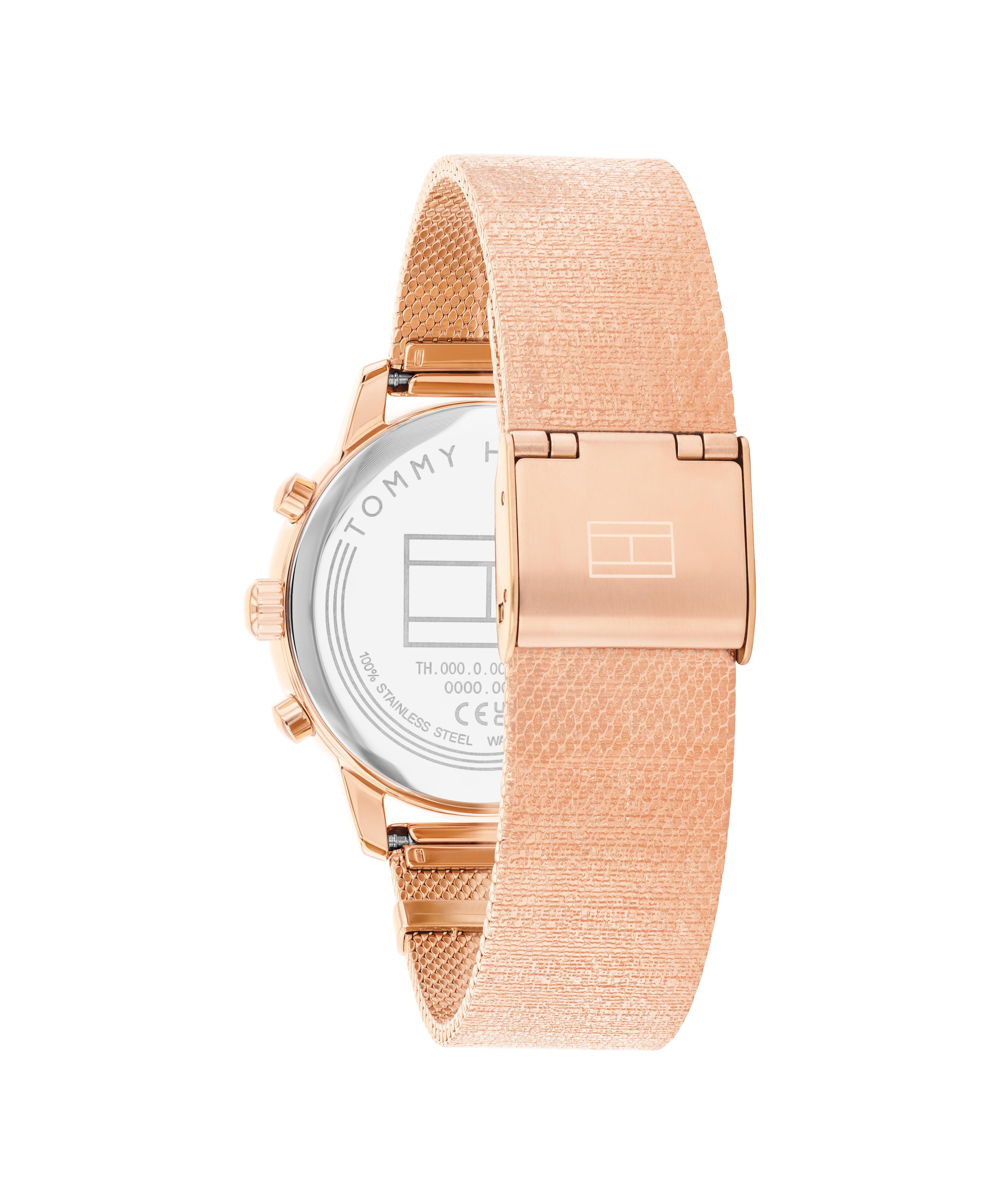 Tommy Hilfiger Multifunktionsuhr BLAKE 1782864, Quarzuhr, Armbanduhr, Damenuhr, Edelstahlarmband, analog