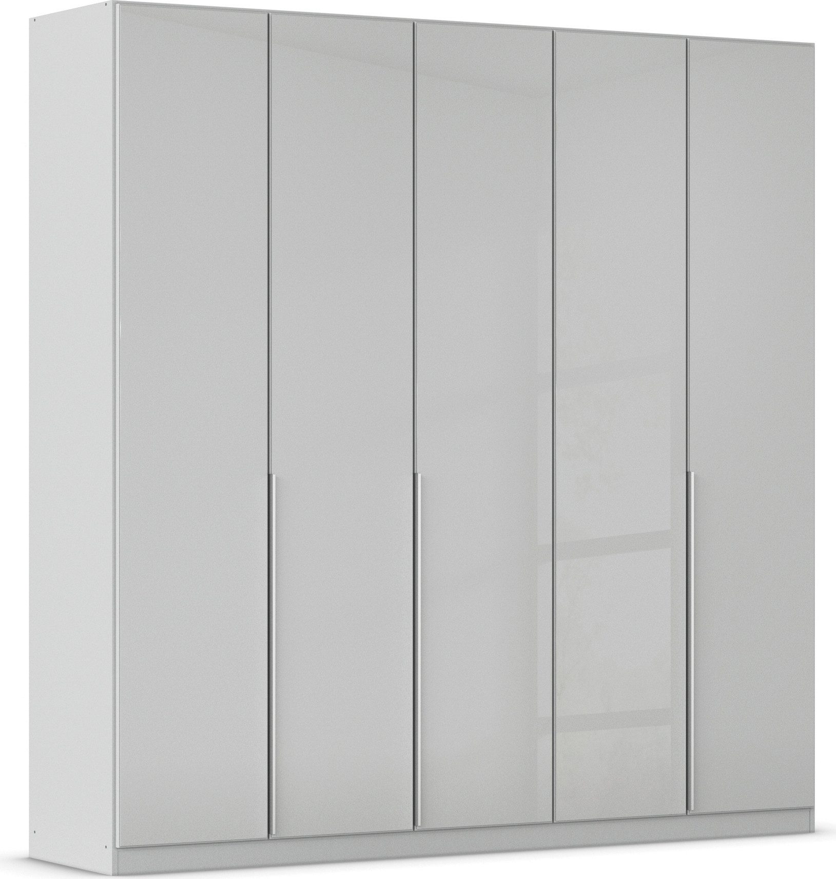 OTTO home Drehtürenschrank Kleiderschrank Kleiderschränke Schrank Garderobe AGORDO mit Glasfront (in zwei Griff-Farben, Breiten 91-405 cm) durchdachte Innenausstattung, in 8 Breiten und 2 Höhen MADE IN GERMANY