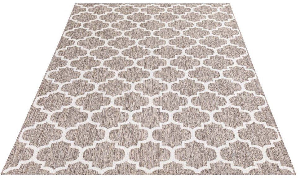 Teppich Outdoor, Carpet City, rechteckig, Höhe: 5 mm, UV-beständig, Flachgewebe, auch in quadratischer Form erhältlich