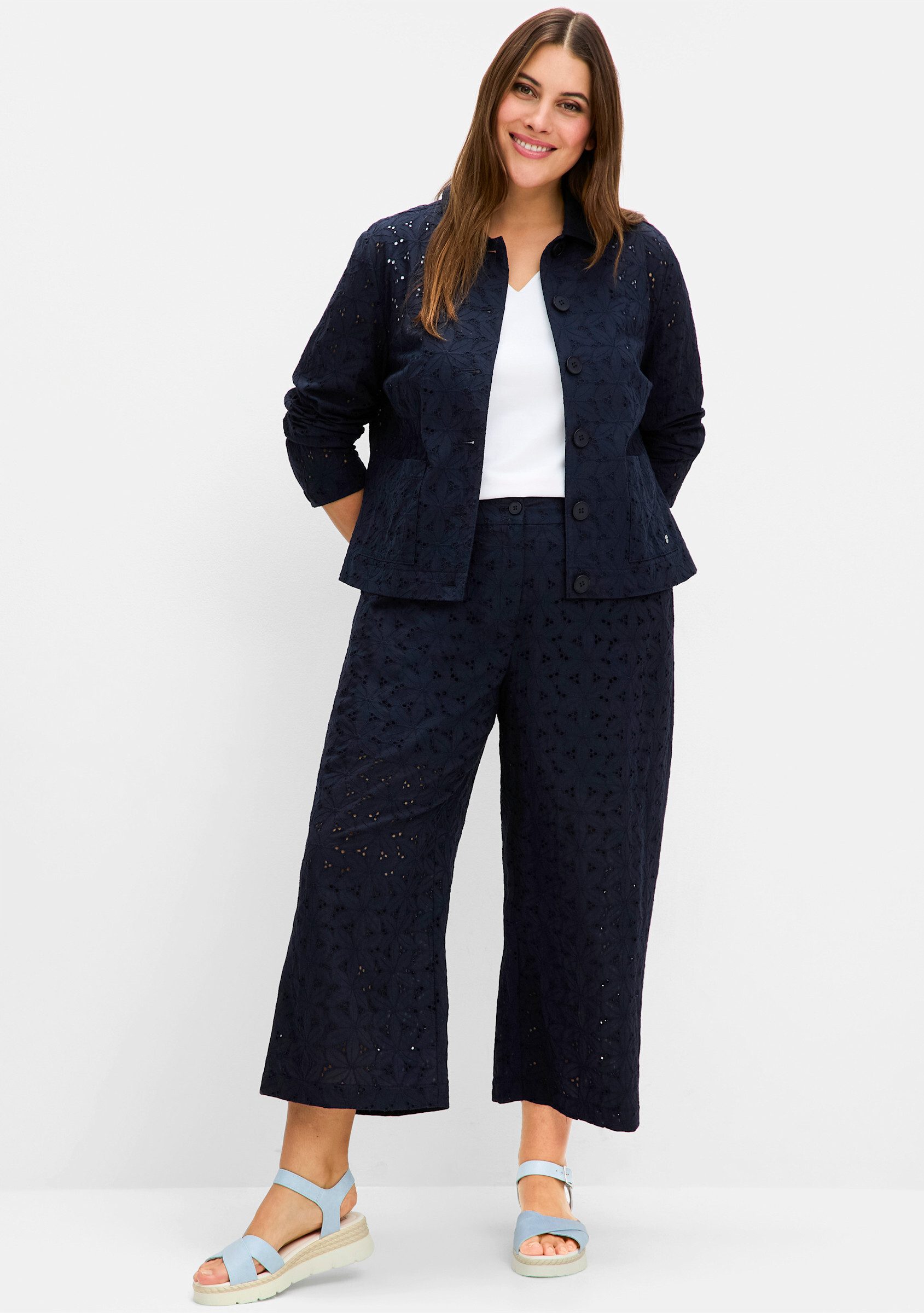 Sheego Blusenblazer Blusenjacke günstig online kaufen