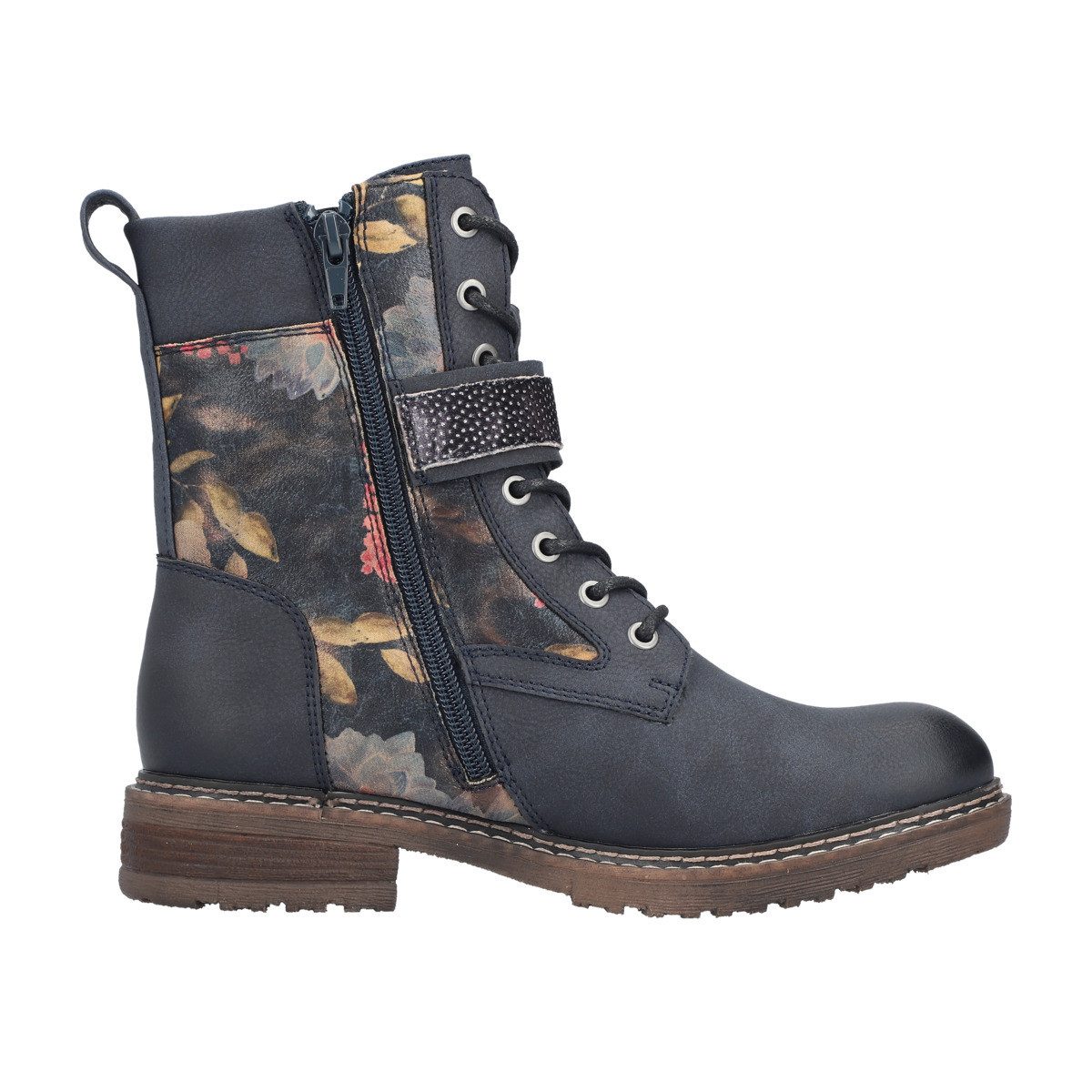 Rieker 94722 Damen Schnürboots Stiefeletten, Stiefel, Winterstiefel, Winterboots, Schneestiefel