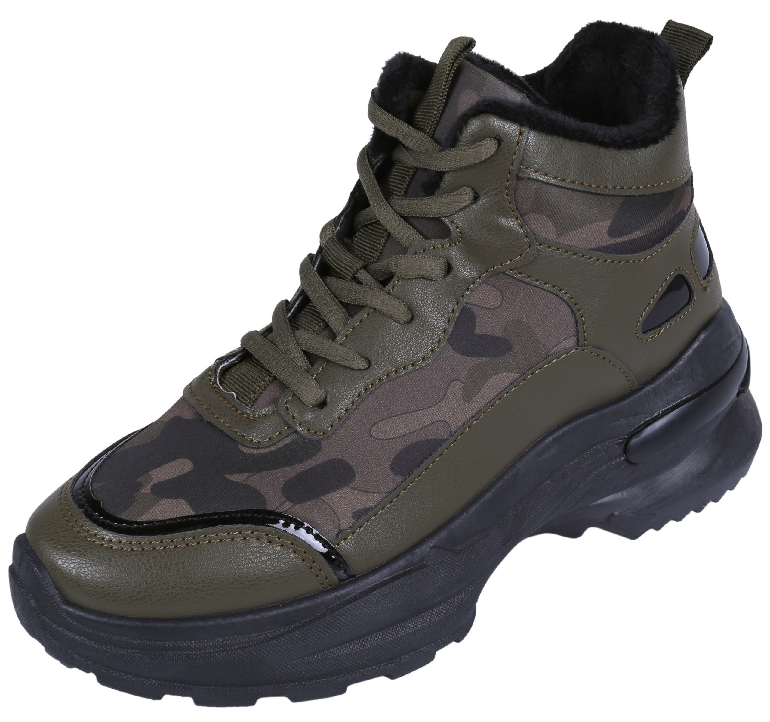 Sarcia.eu Damen-Militär-Trekkingschuhe/Sneaker bis Knöchel VICES 36 günstig online kaufen
