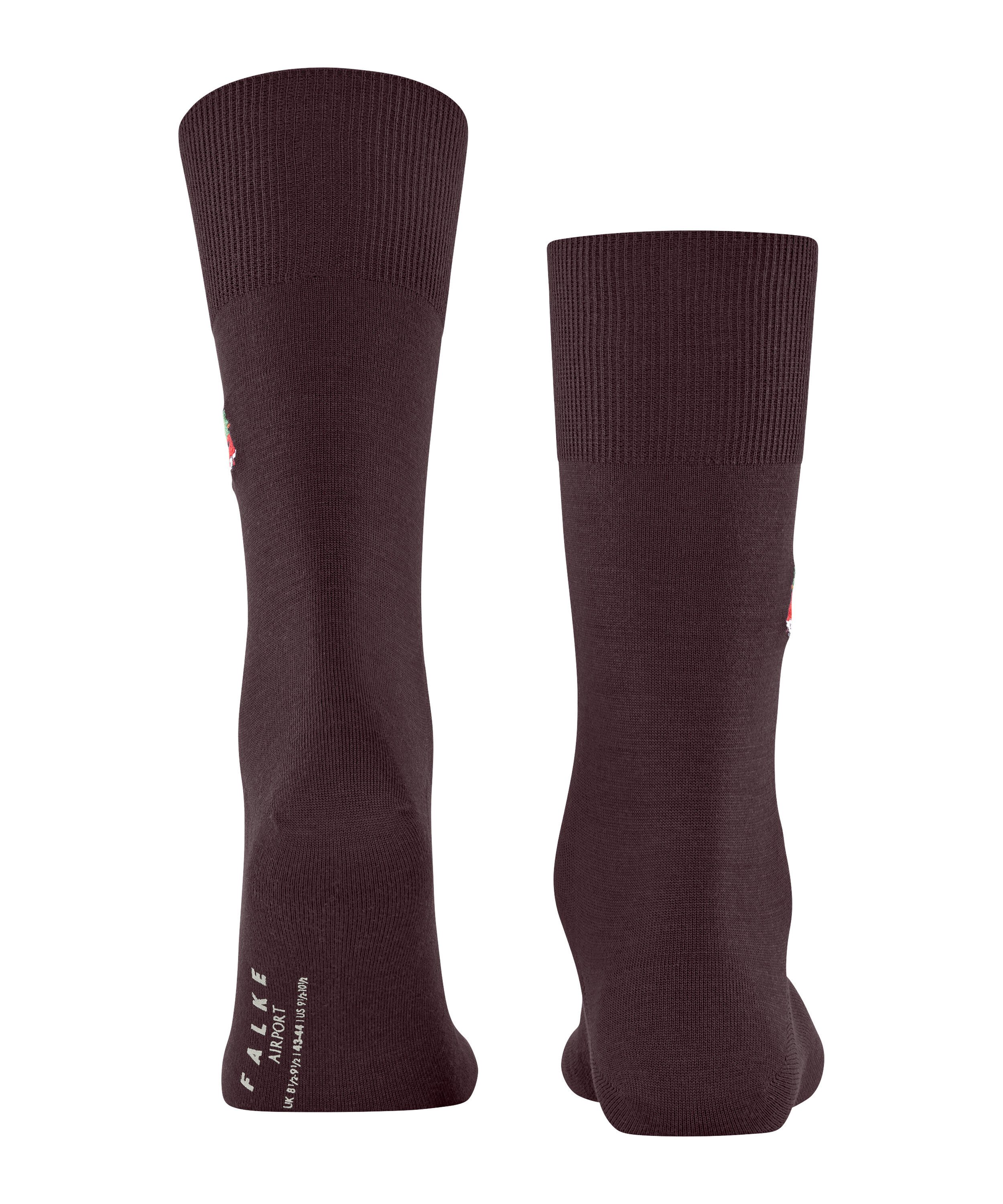 FALKE Socken Airport X-Mas Car Socken (1-Paar) mit weihnachtlichem Stickmotiv